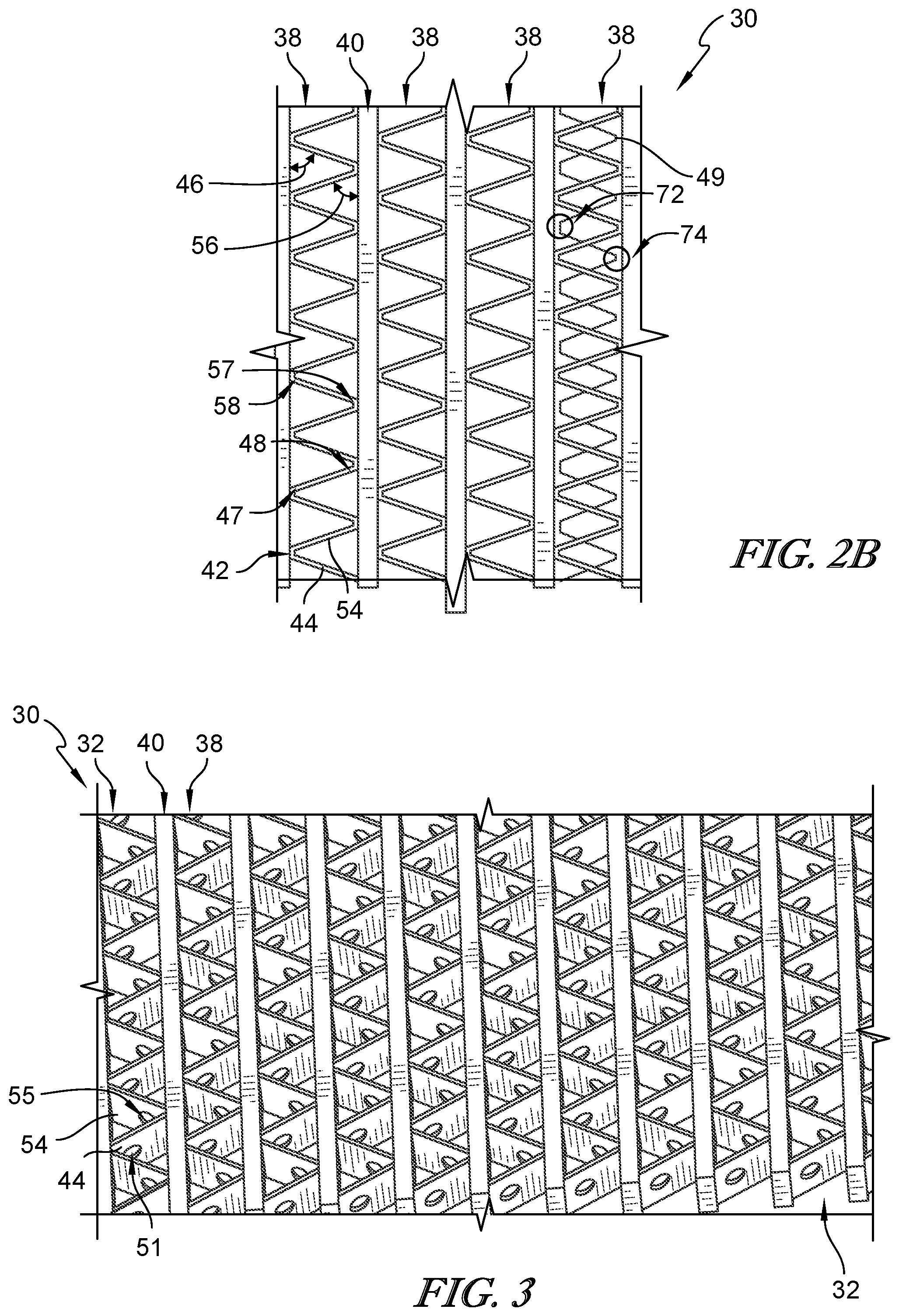 Patent US12581618 Figure 3 – Stacked cold plate with flow guiding vanes having through holes and method of manufacturing