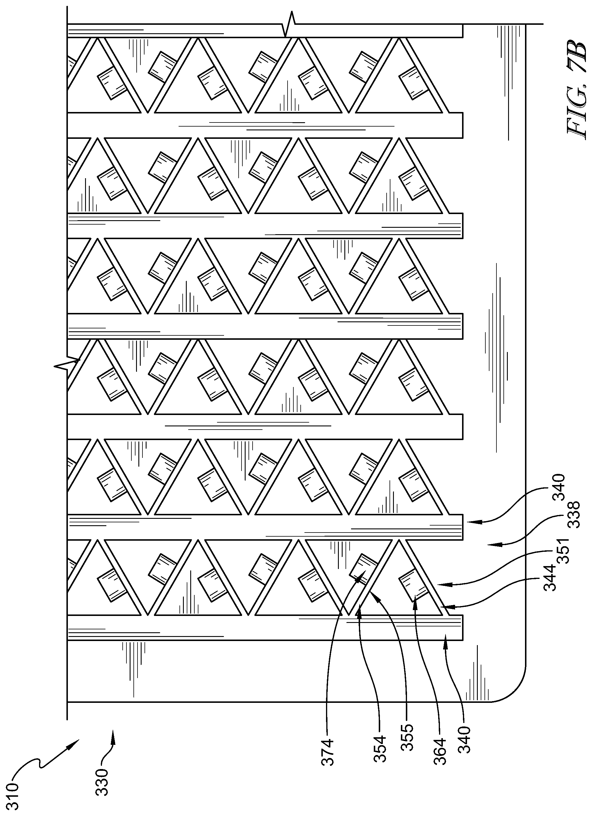 Patent US12581618 Figure 8 – Stacked cold plate with flow guiding vanes having through holes and method of manufacturing