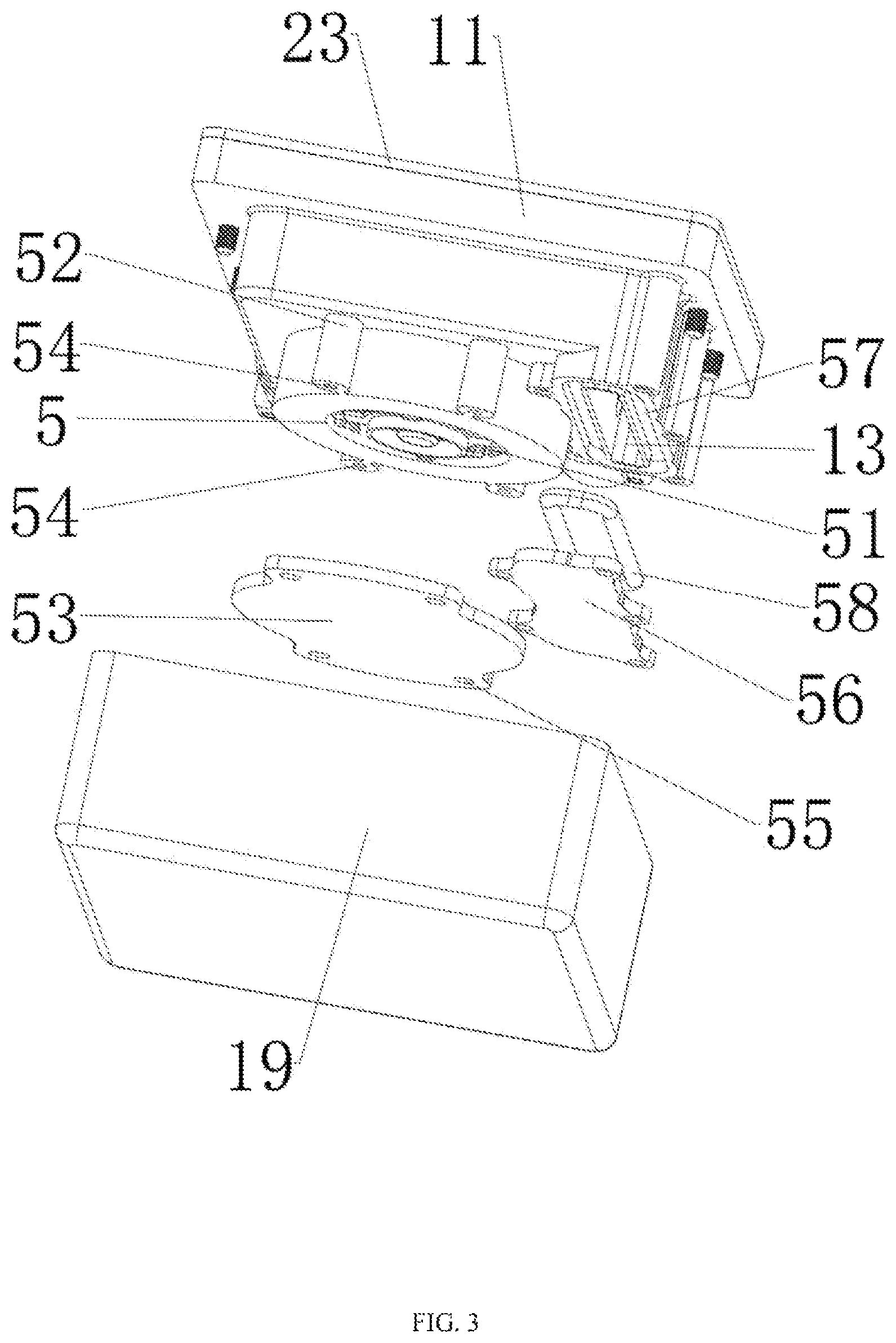 Patent US12581619 Figure 3 – Integral water-cooling radiator