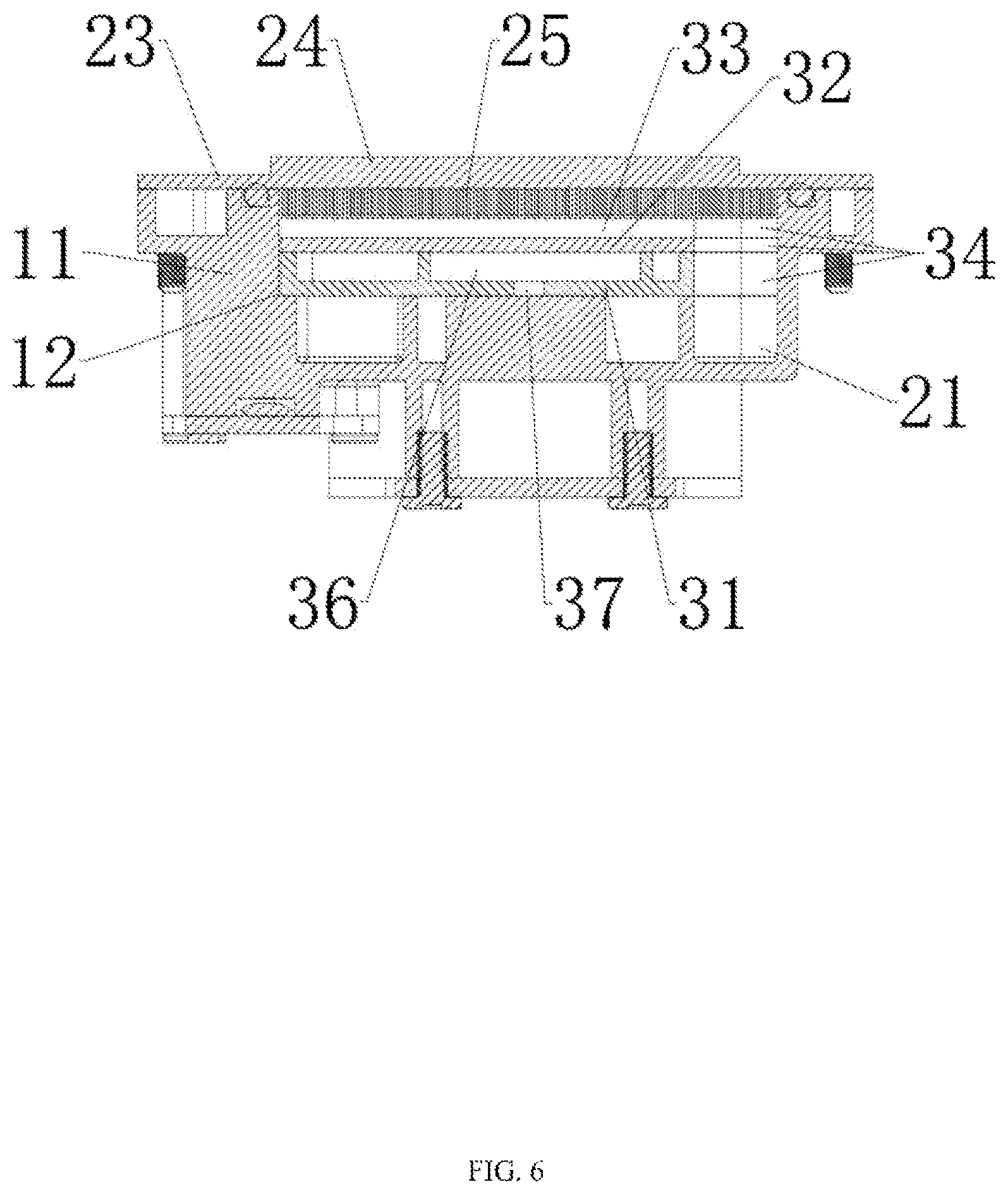 Patent US12581619 Figure 6 – Integral water-cooling radiator