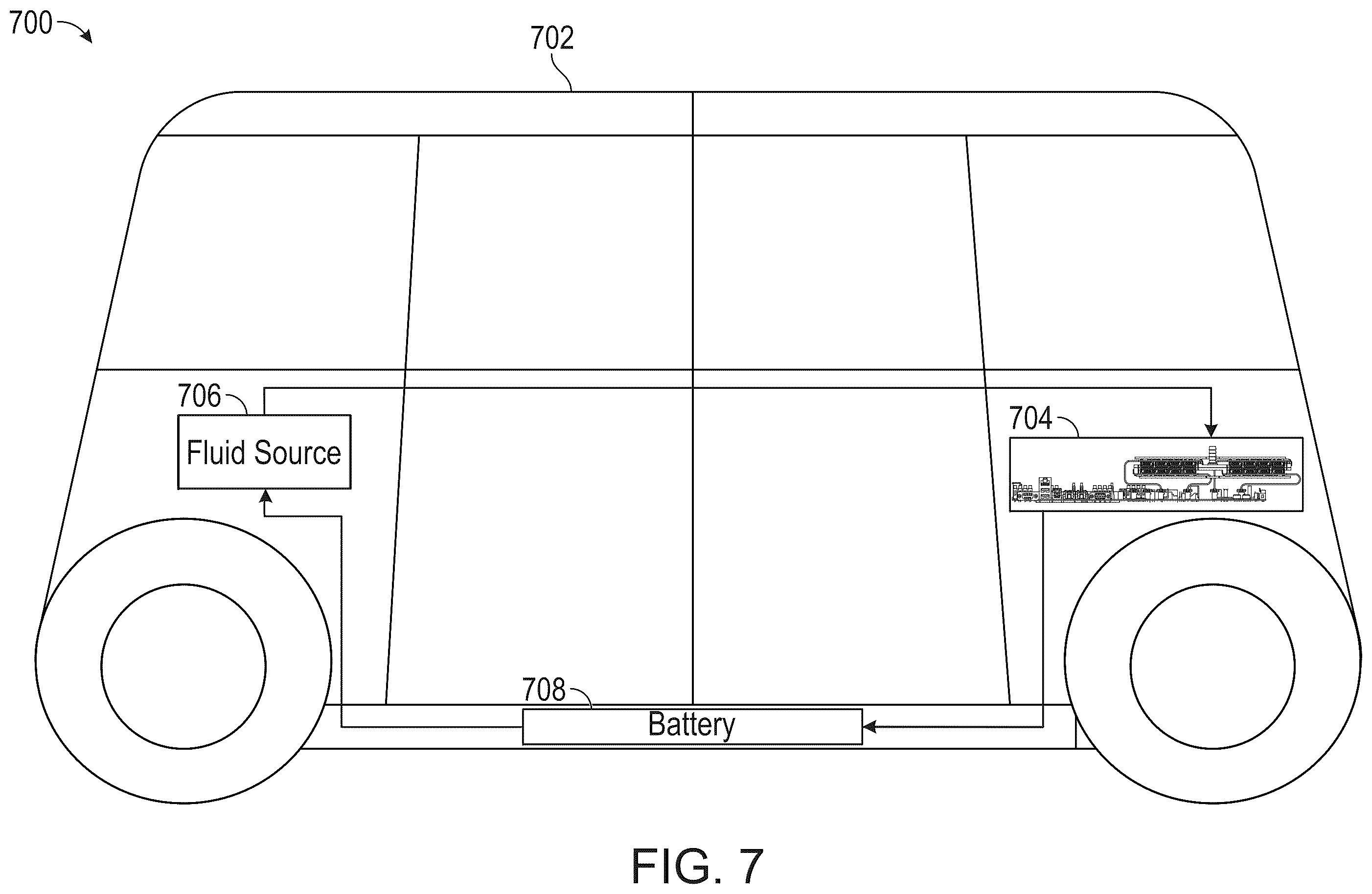 Patent US12581621 Figure 7 – High density computer cooling system