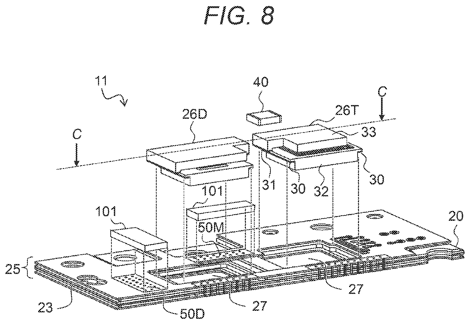 Patent US12581625 Figure 8 – Power conversion device