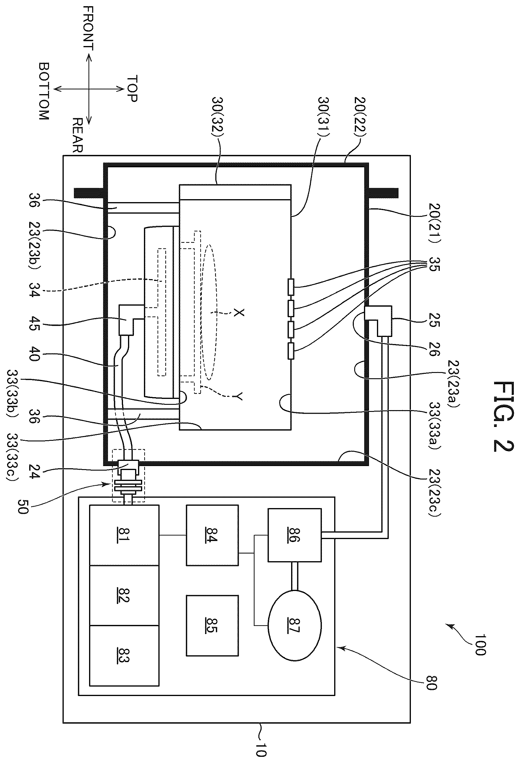 Patent US12581627 Figure 2 – Device with a microwave shielding container