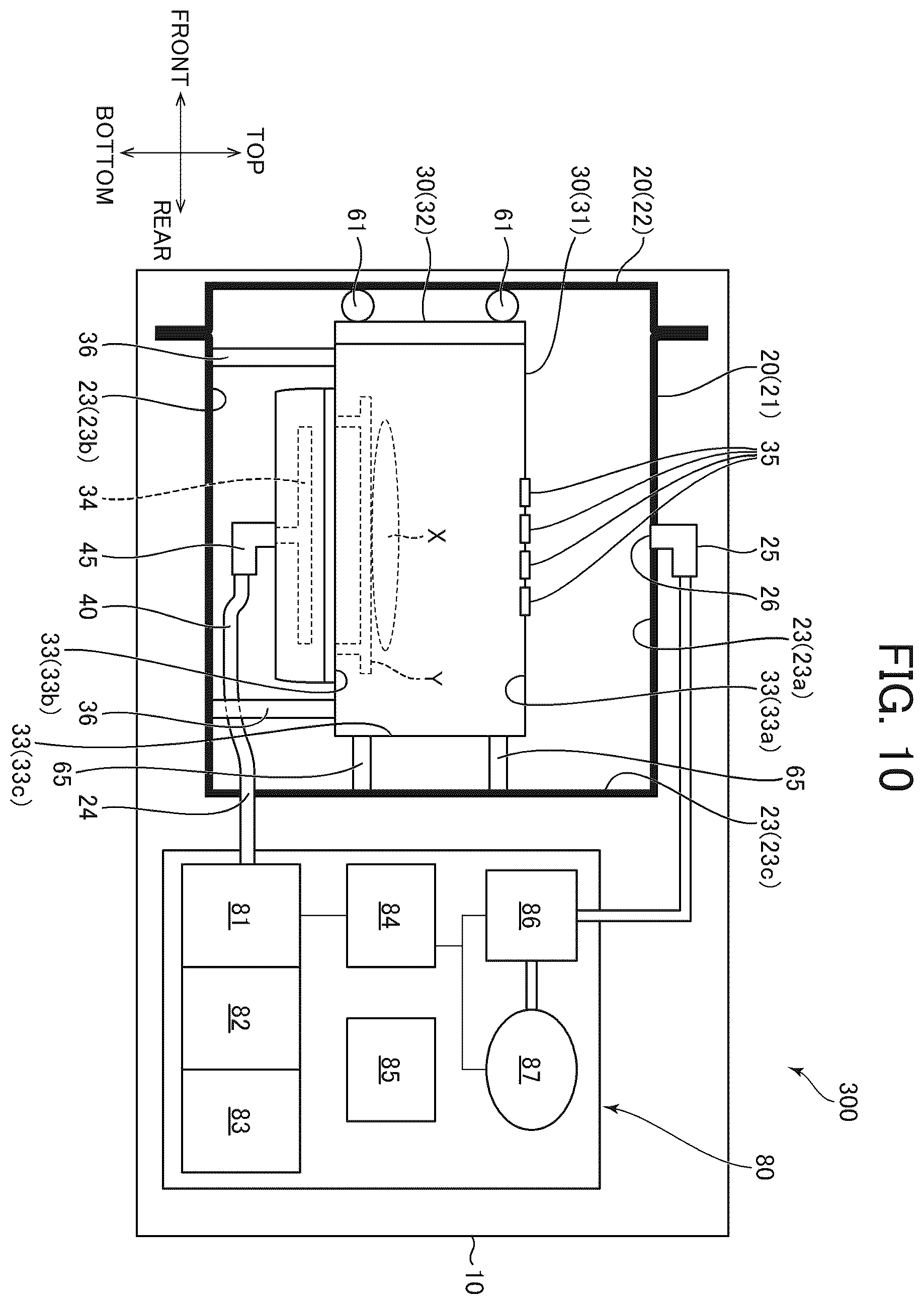 Patent US12581627 Figure 9 – Device with a microwave shielding container