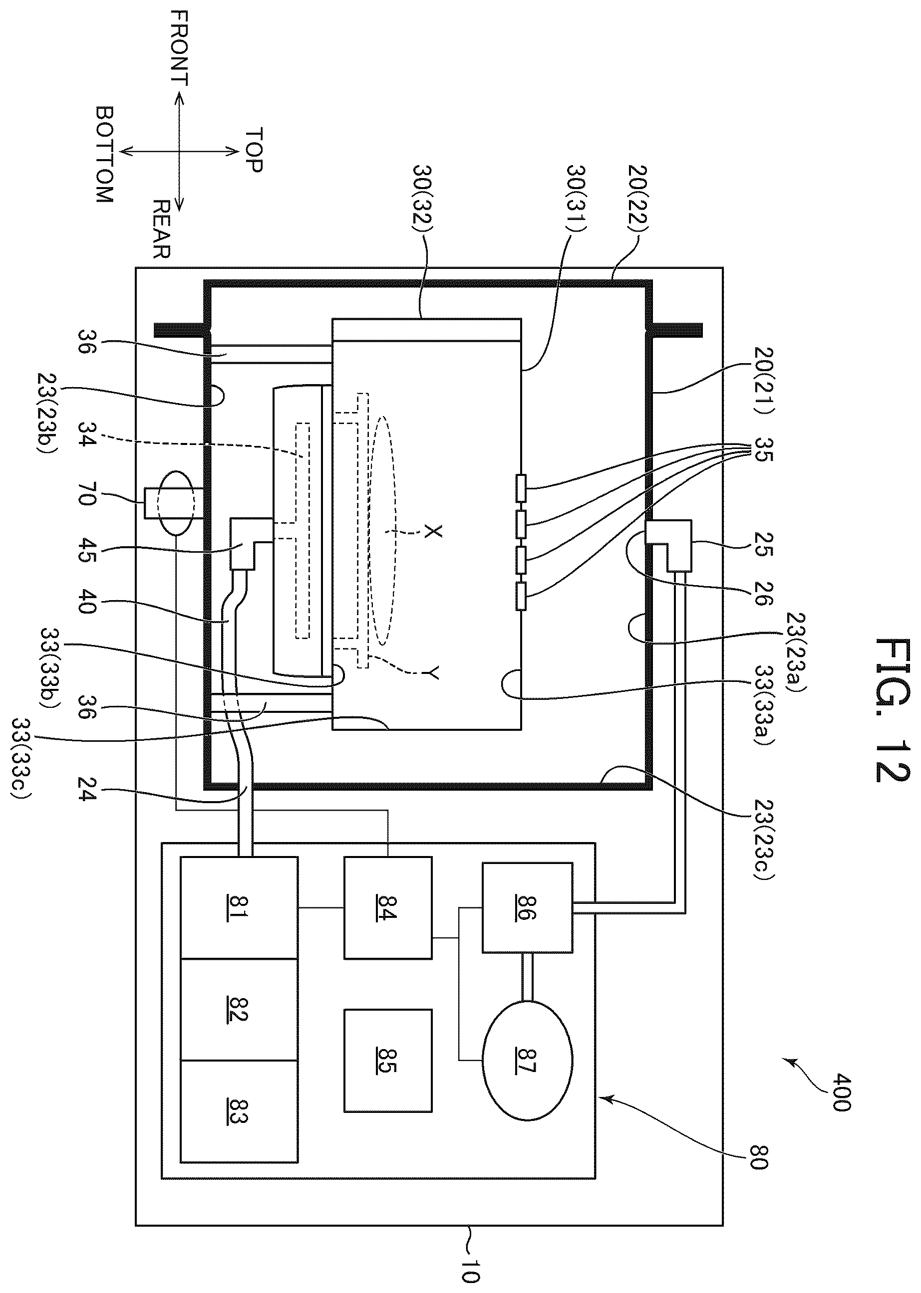 Patent US12581627 Figure 11 – Device with a microwave shielding container