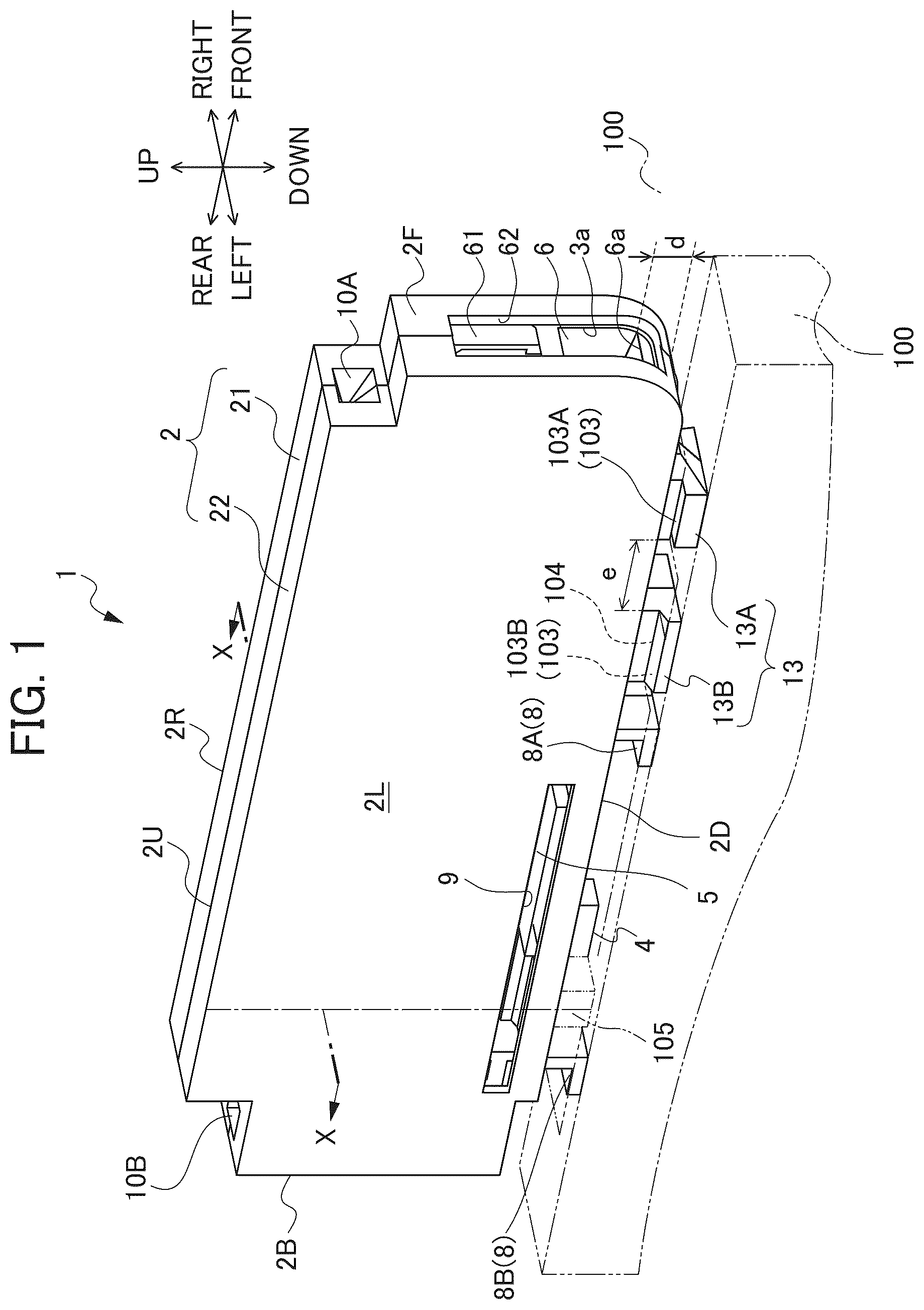 Patent US12581630 Figure 1 – Storage case