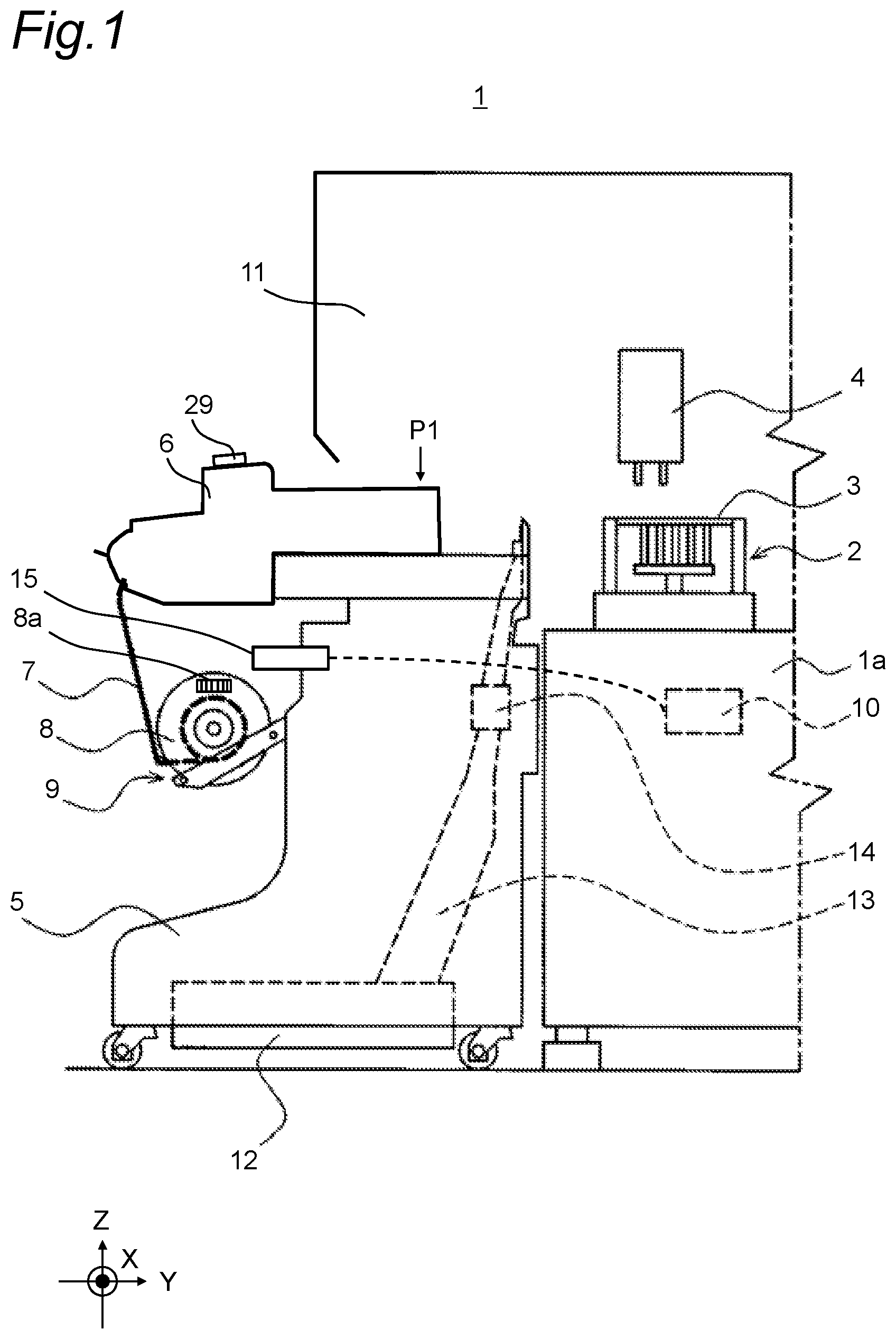 Patent US12581631 Figure 1 – Component supply apparatus