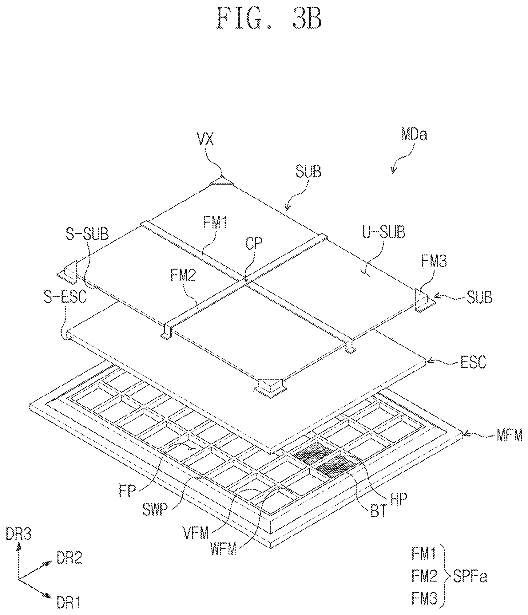 Patent US12581632 Figure 5 – Mapping device including electrostatic chuck and anti- separation frame