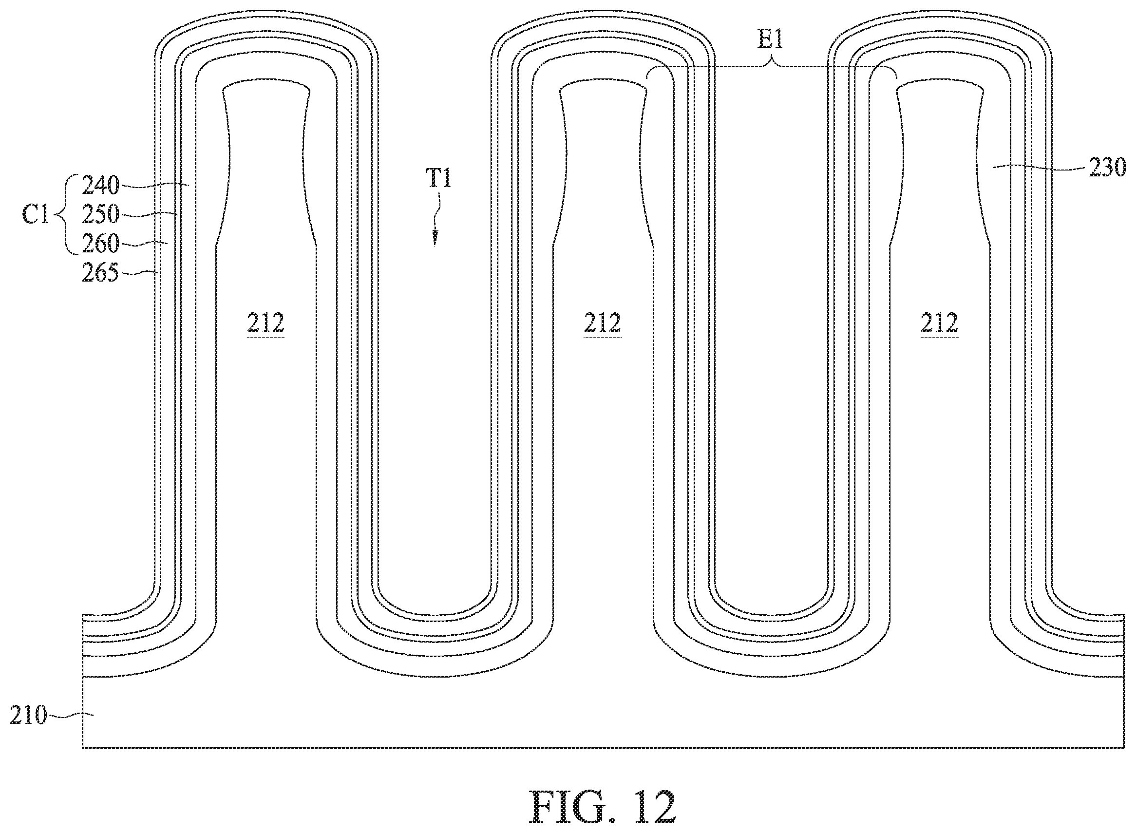 Patent US12581636 Figure 19 – Stress absorbing trench capacitor and method for forming the same