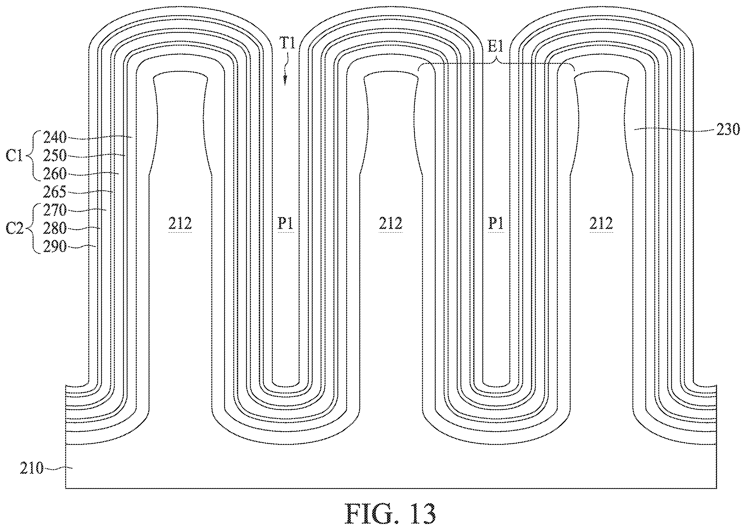 Patent US12581636 Figure 20 – Stress absorbing trench capacitor and method for forming the same