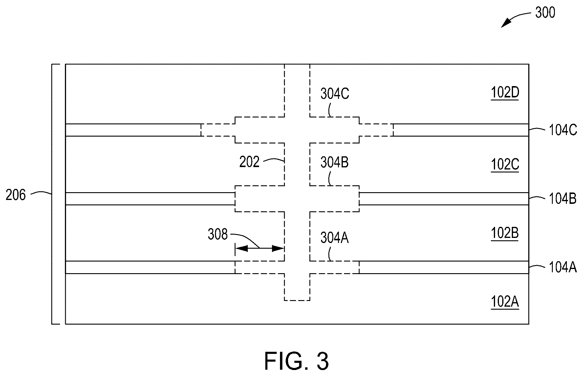 Patent US12581637 Figure 2 – Methods and structures for three-dimensional dynamic random-access memory
