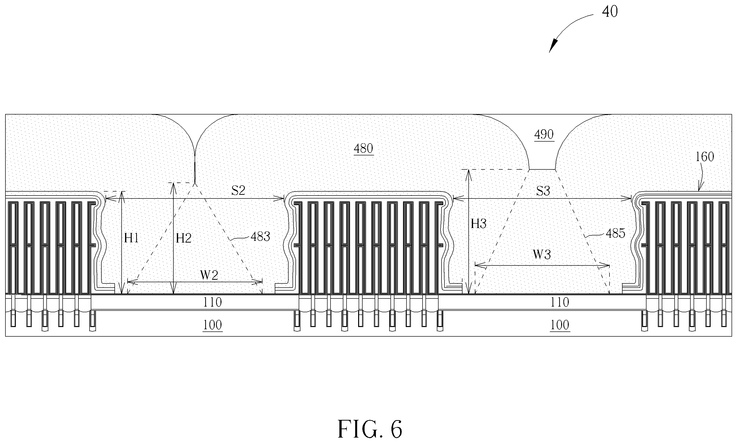Patent US12581638 Figure 6 – Semiconductor memory device having interface layer between capacitor structures and method of fabricating the same