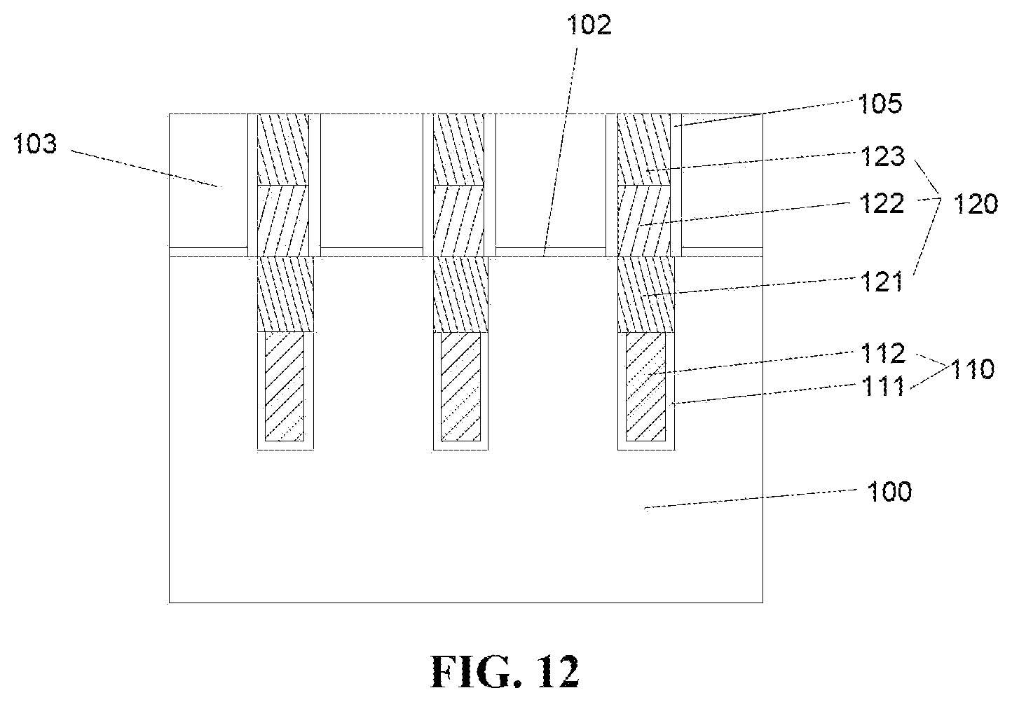 Patent US12581641 Figure 12 – Memory cell, memory and method for manufacturing memory
