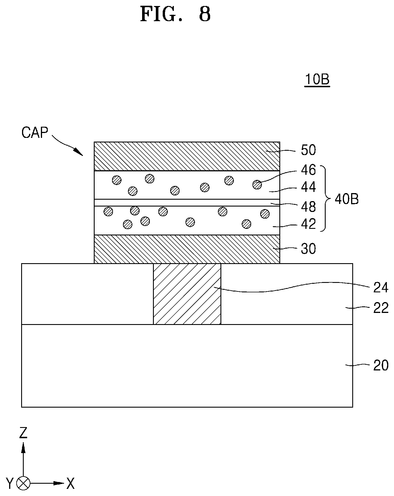 Patent US12581642 Figure 8 – Semiconductor device