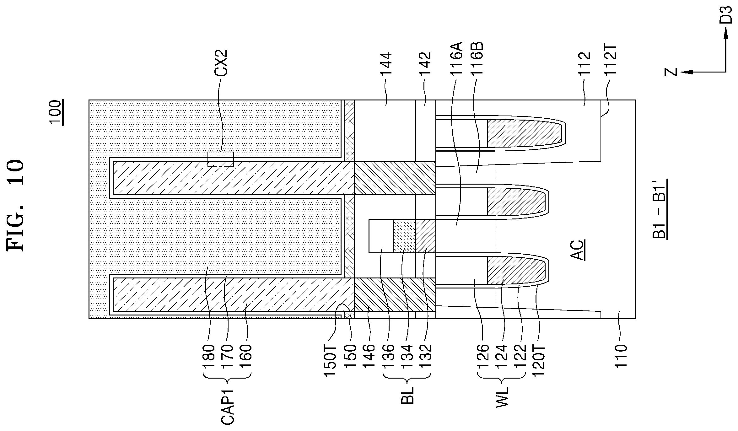 Patent US12581642 Figure 10 – Semiconductor device