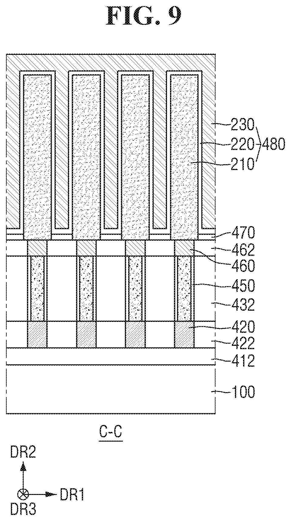 Patent US12581643 Figure 9 – Semiconductor memory device and method for fabricating the same