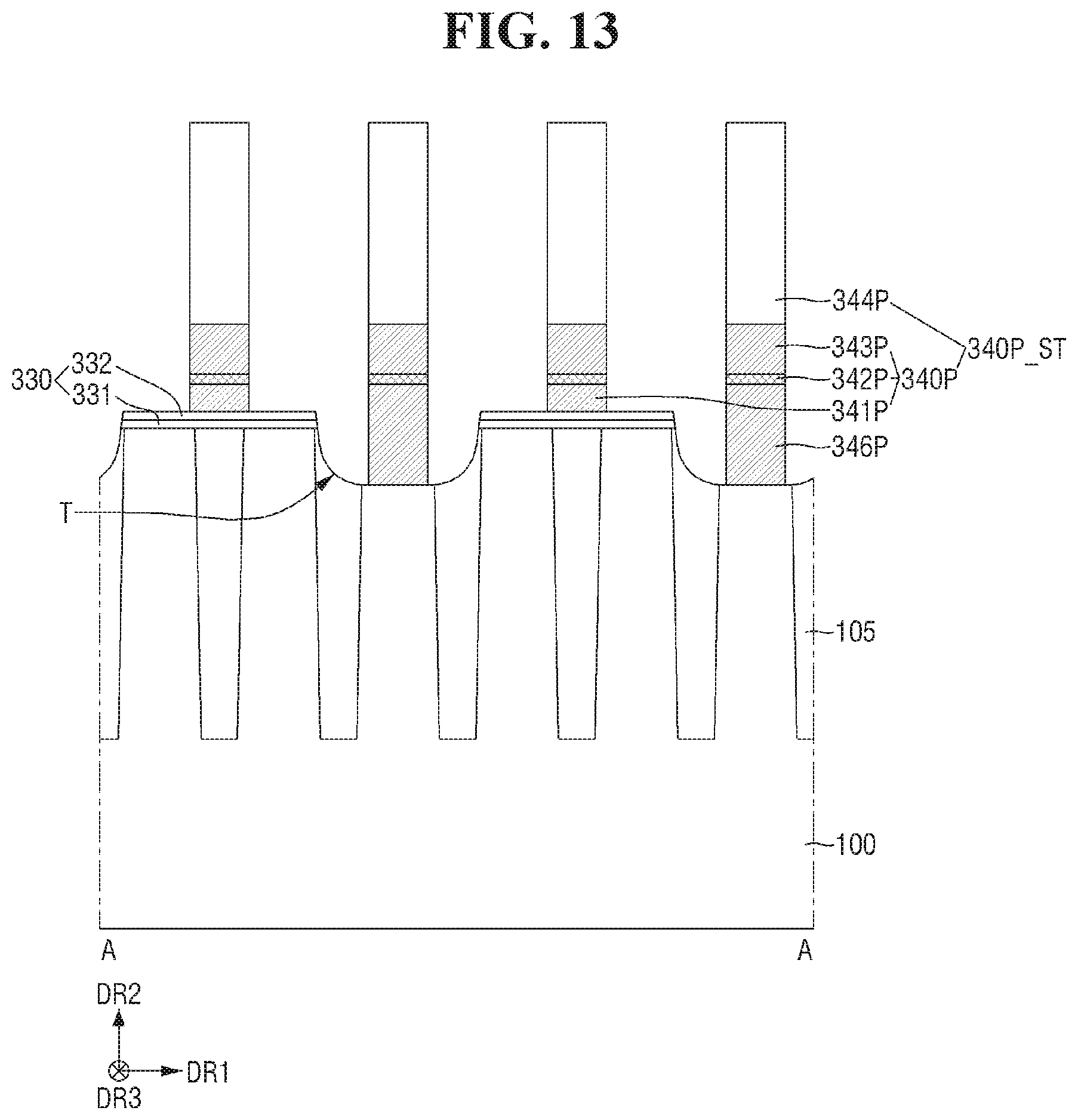 Patent US12581643 Figure 13 – Semiconductor memory device and method for fabricating the same