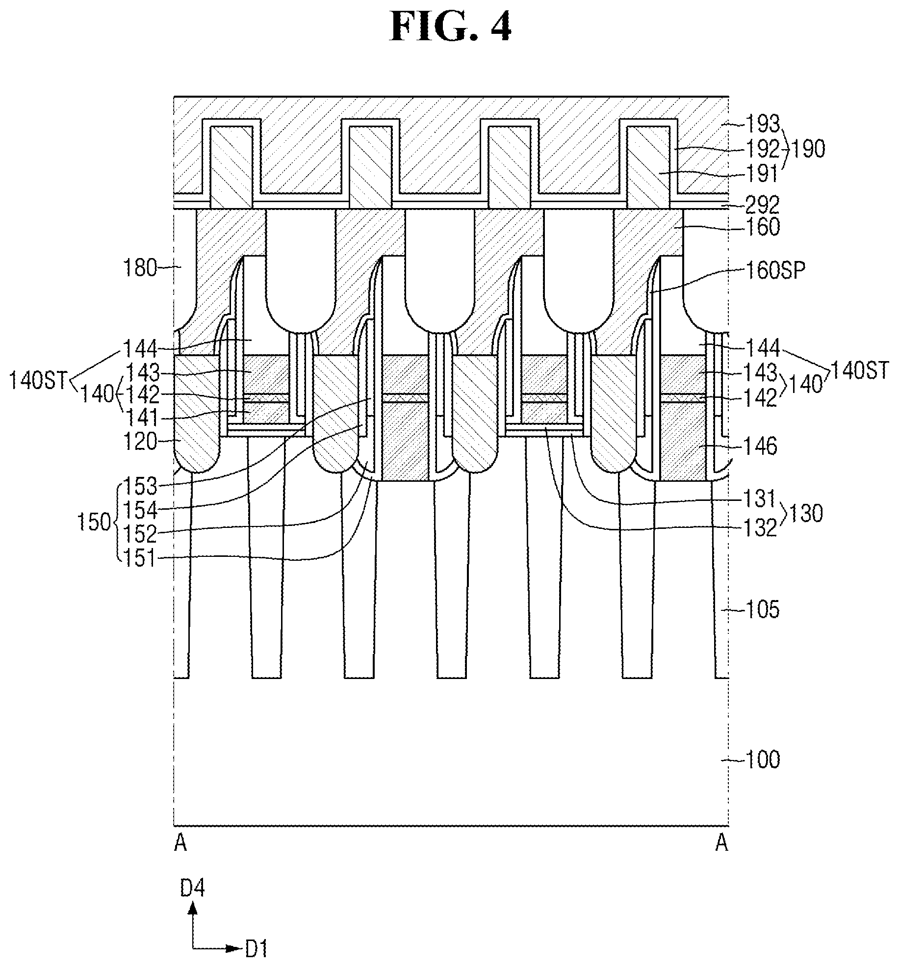 Patent US12581645 Figure 4 – Semiconductor memory devices
