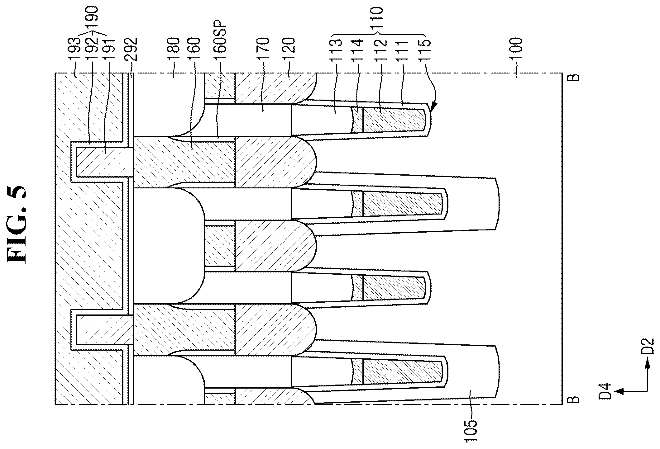 Patent US12581645 Figure 5 – Semiconductor memory devices