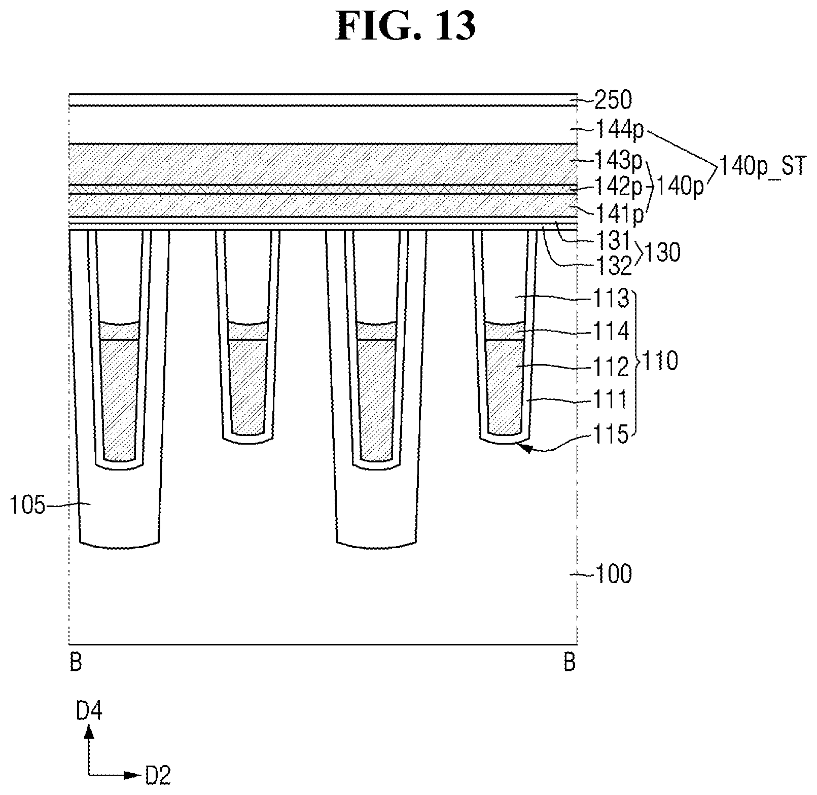 Patent US12581645 Figure 13 – Semiconductor memory devices