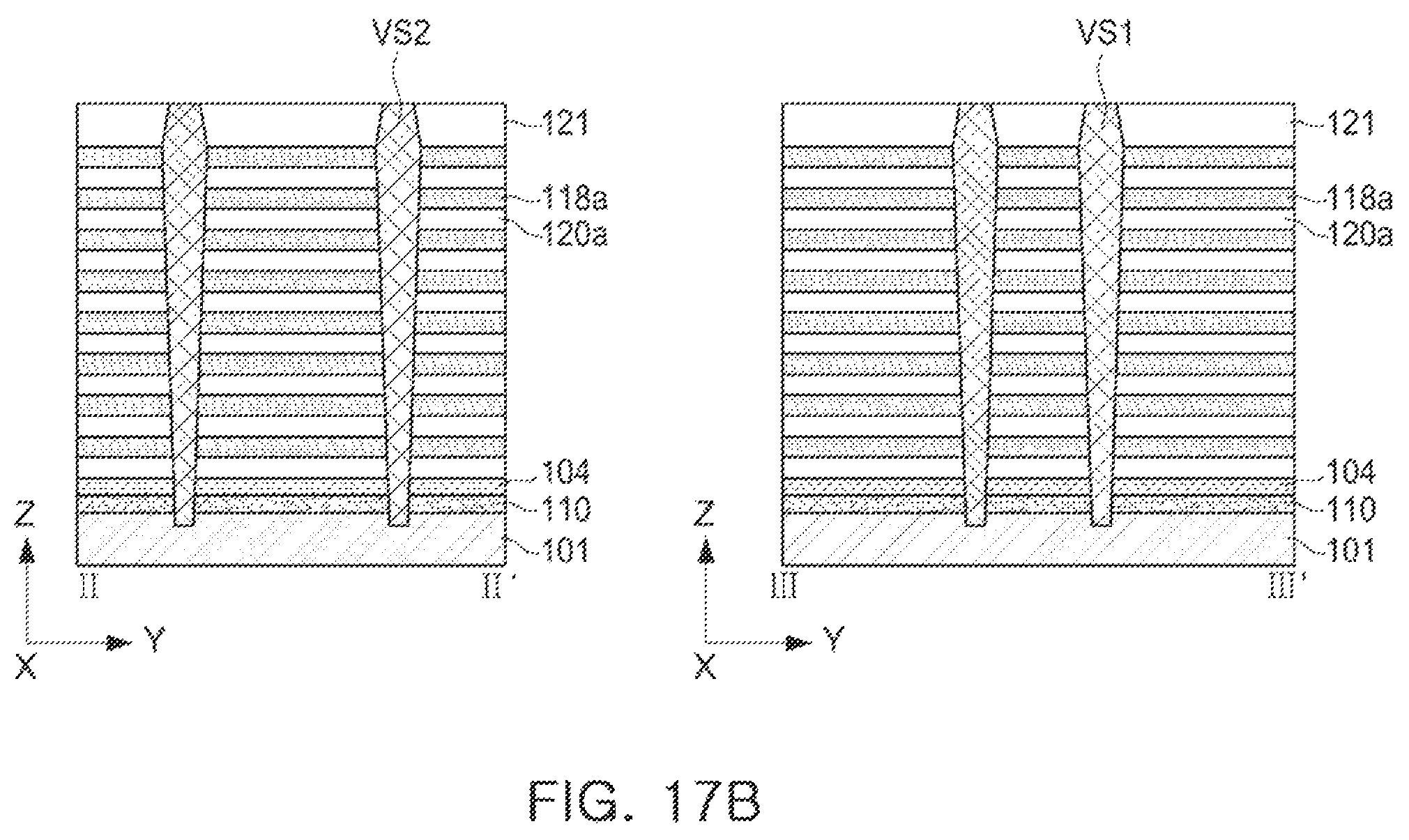 Patent US12581646 Figure 18 – Semiconductor devices with align key structure for stack structures and data storage systems including the same