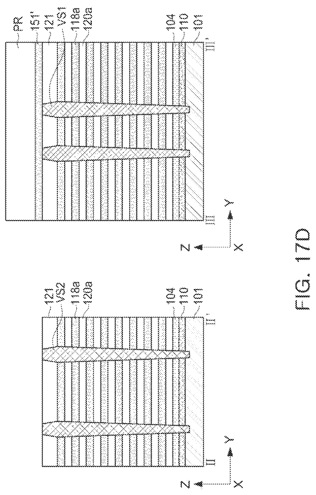 Patent US12581646 Figure 20 – Semiconductor devices with align key structure for stack structures and data storage systems including the same