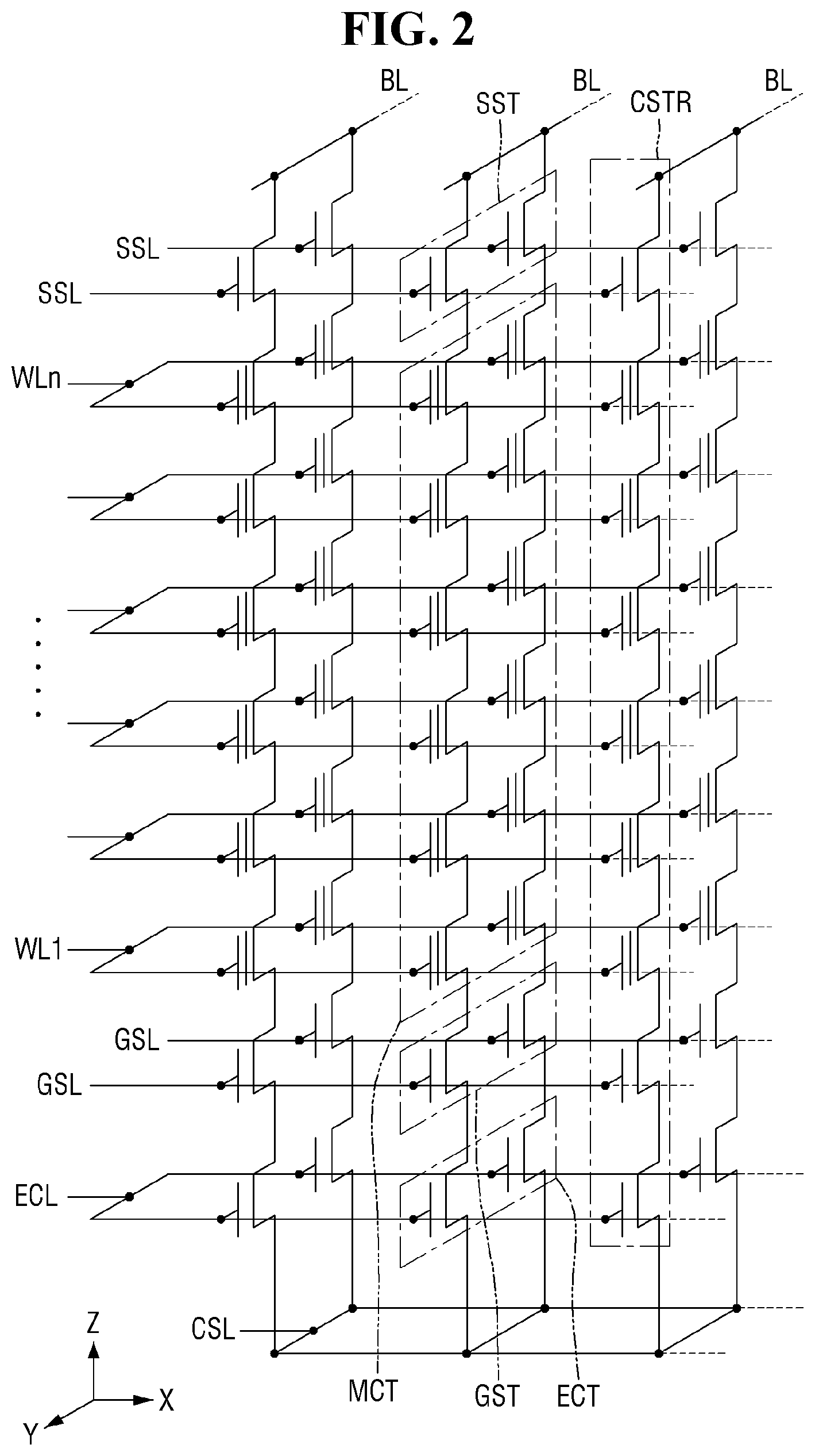 Patent US12581650 Figure 2 – Non-volatile memory devices and electronic systems including the same