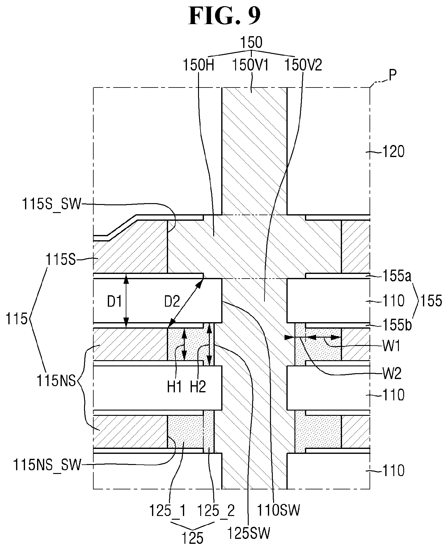Patent US12581650 Figure 9 – Non-volatile memory devices and electronic systems including the same