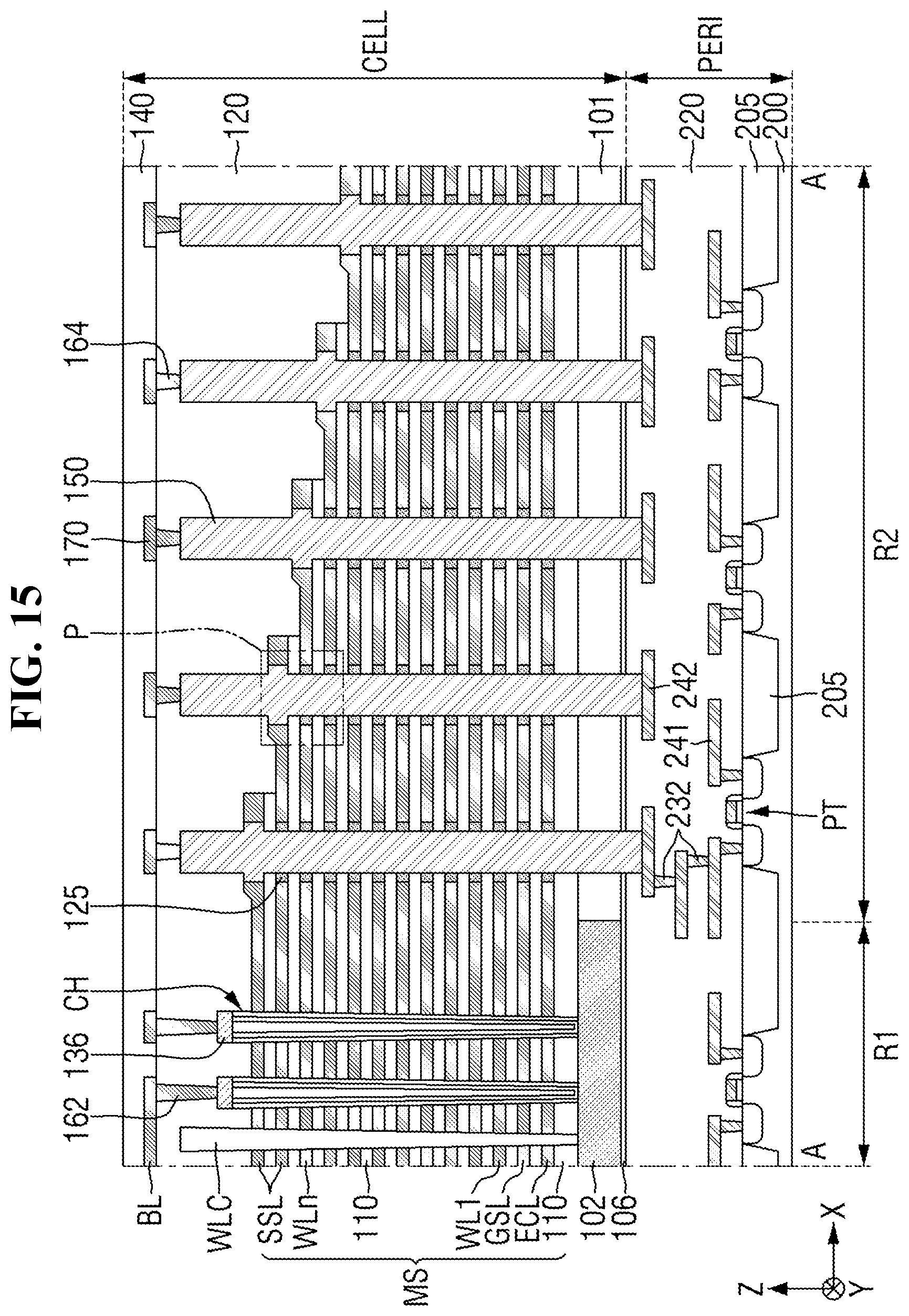 Patent US12581650 Figure 15 – Non-volatile memory devices and electronic systems including the same
