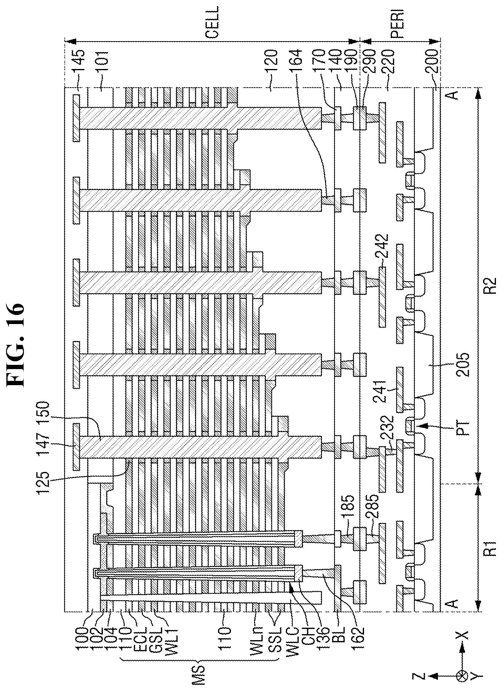 Patent US12581650 Figure 16 – Non-volatile memory devices and electronic systems including the same