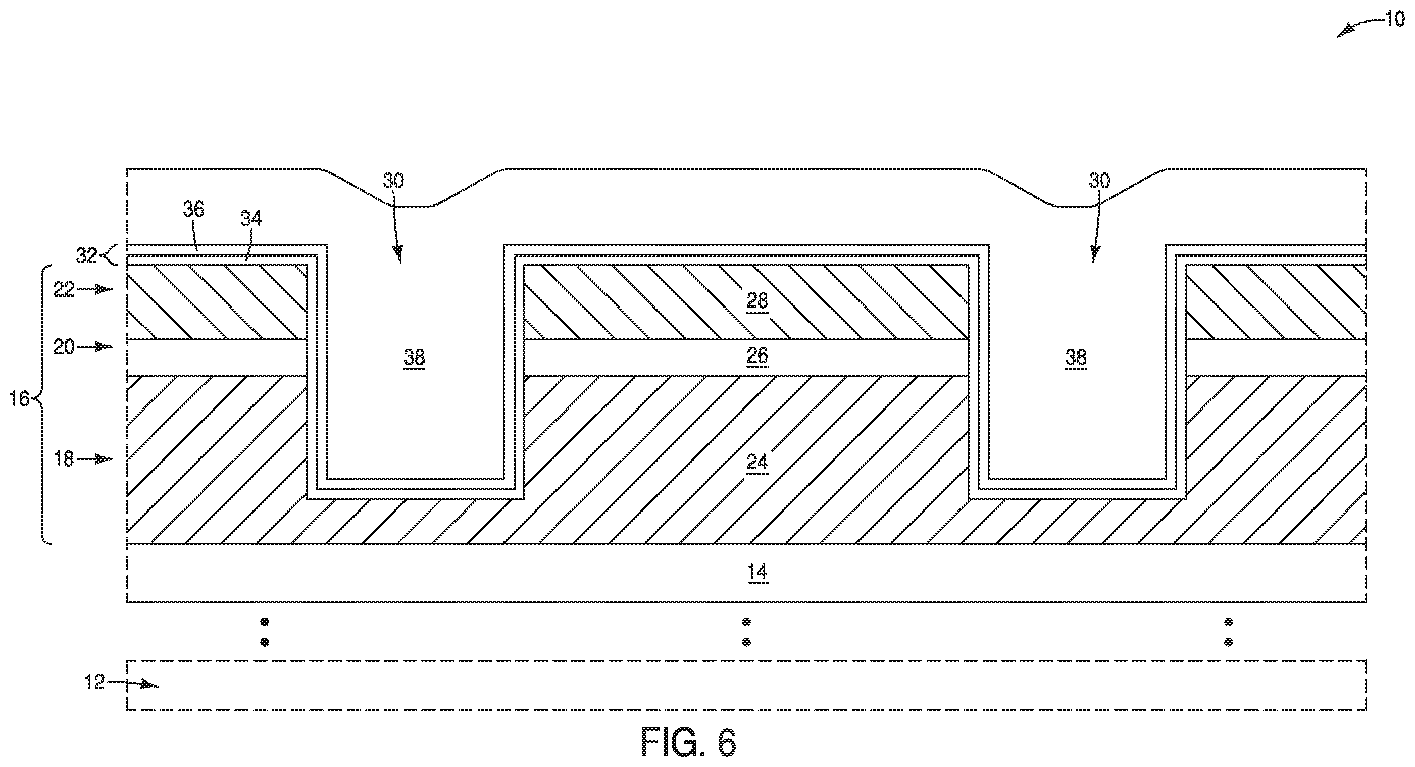 Patent US12581651 Figure 6 – Integrated assemblies, and methods of forming integrated assemblies