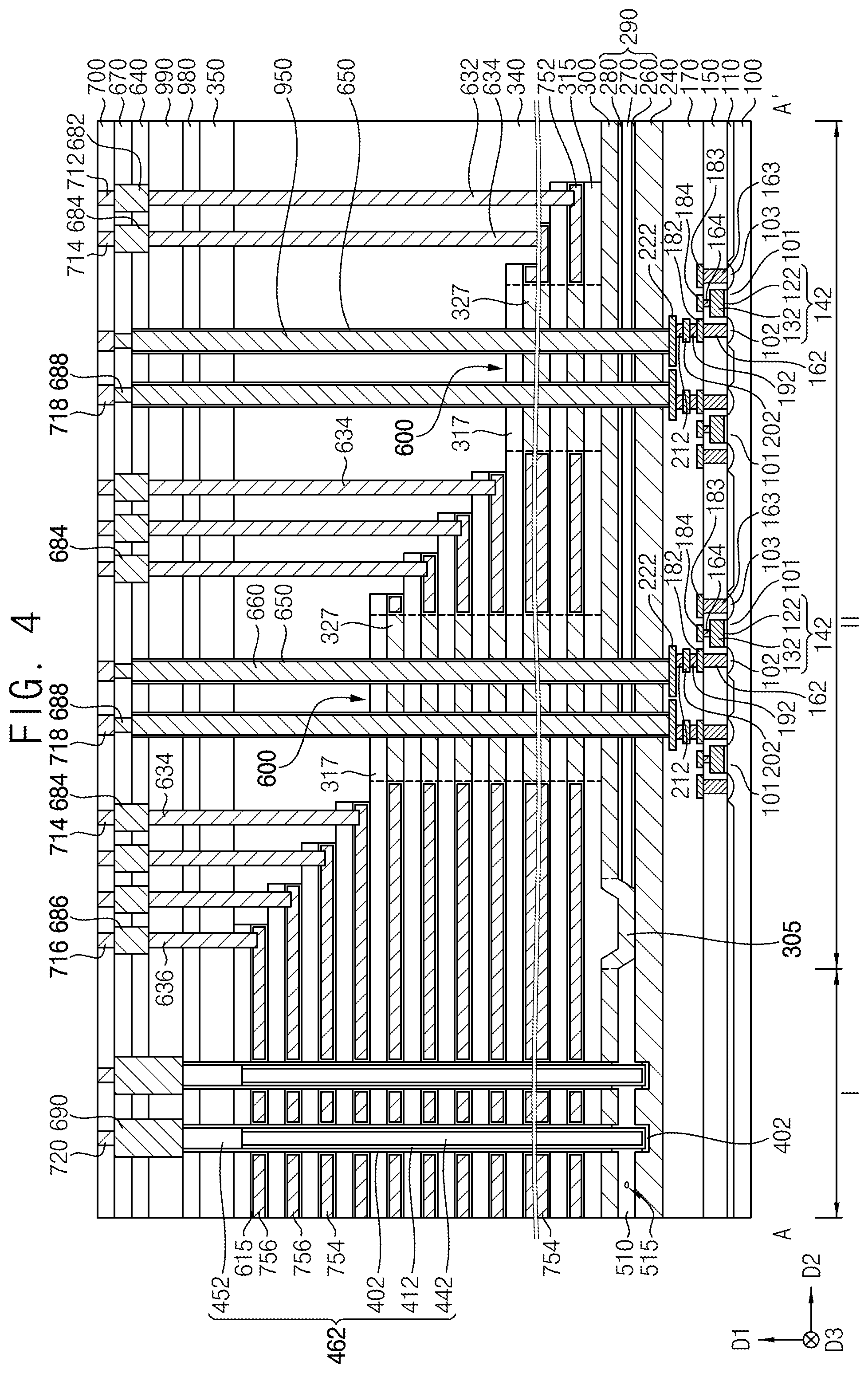 Patent US12581653 Figure 5 – Semiconductor devices and method of manufacturing the same