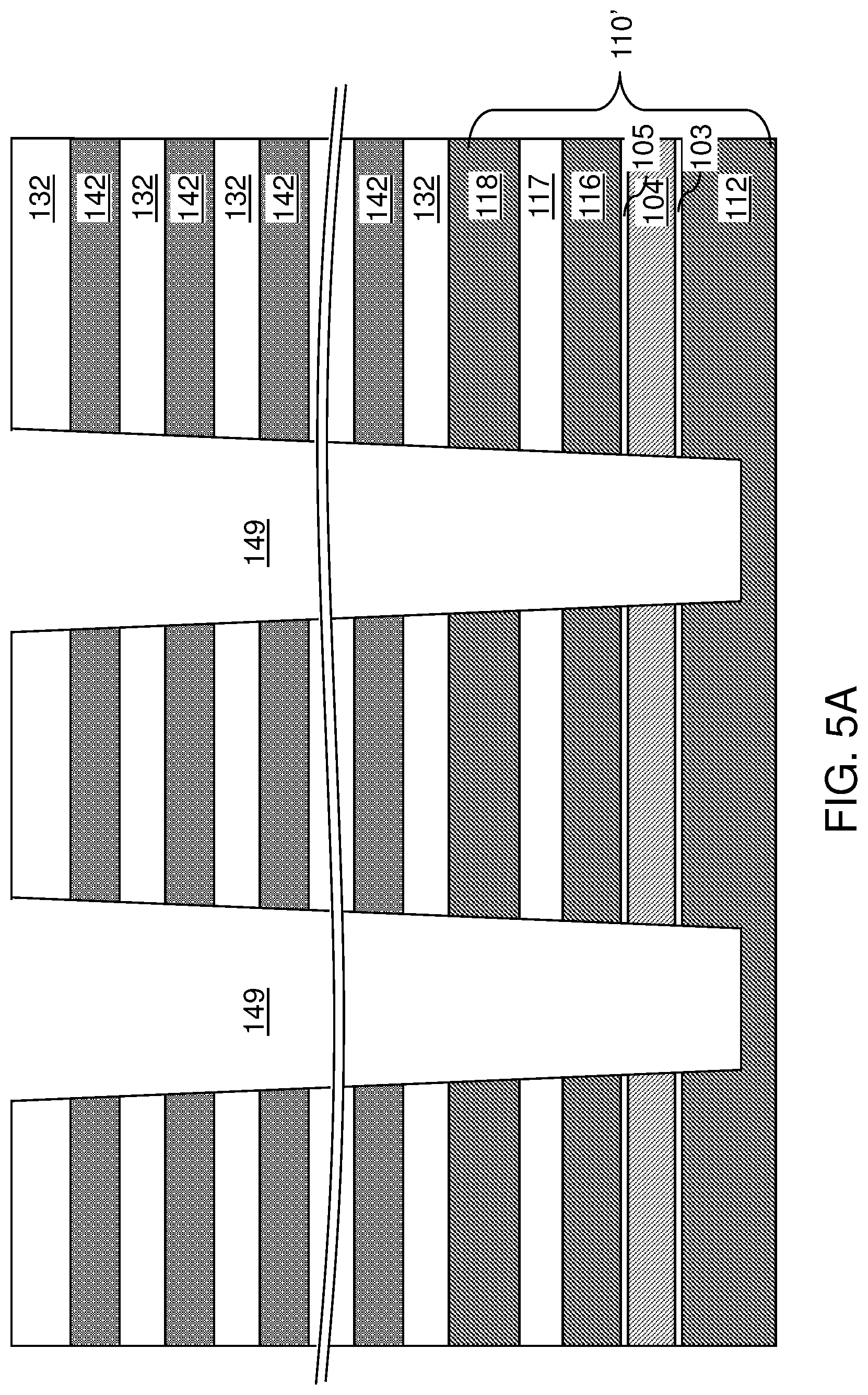 Patent US12581656 Figure 8 – Three-dimensional memory device and method of making thereof using etch stop structures located between tiers