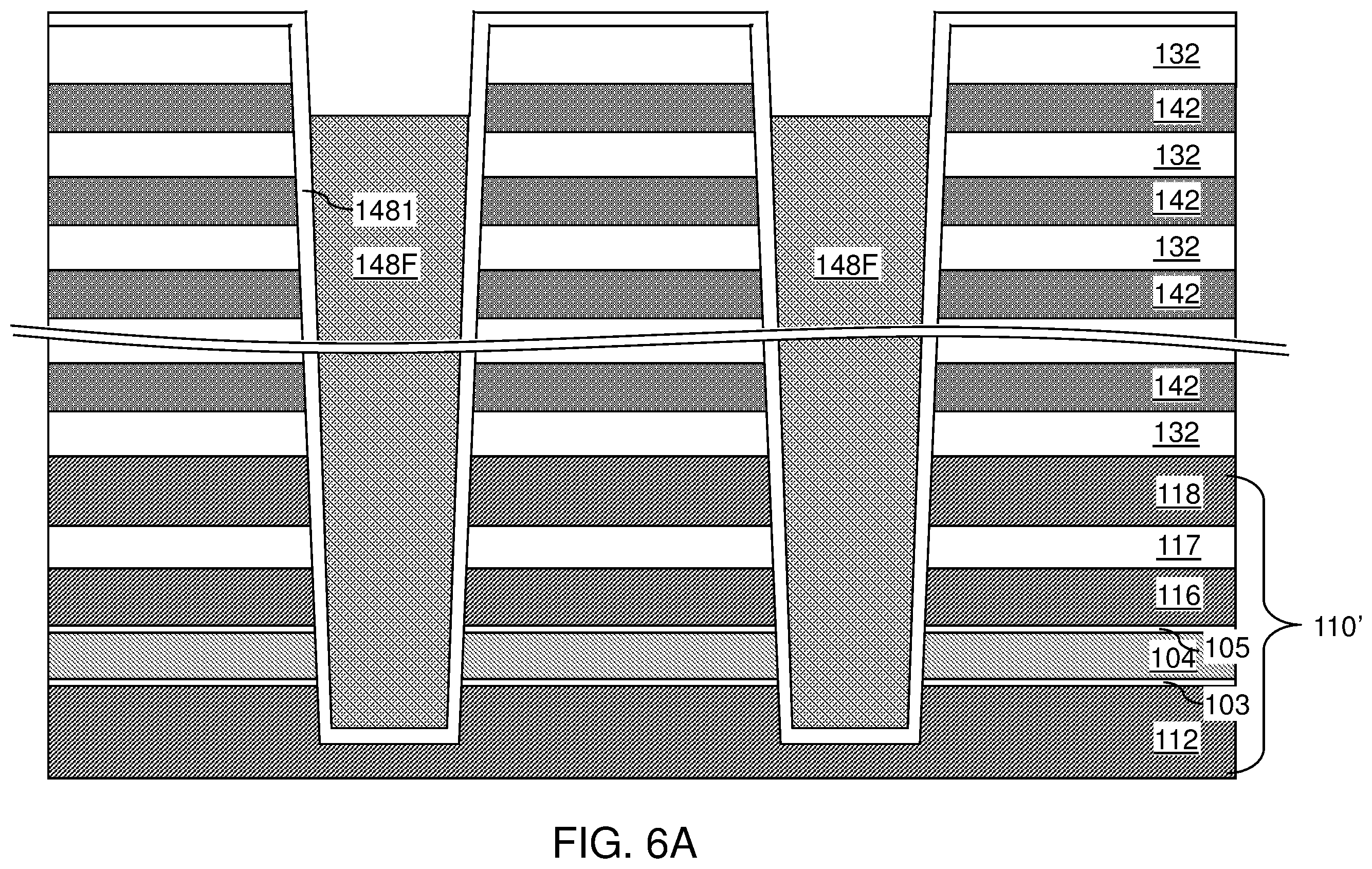 Patent US12581656 Figure 12 – Three-dimensional memory device and method of making thereof using etch stop structures located between tiers