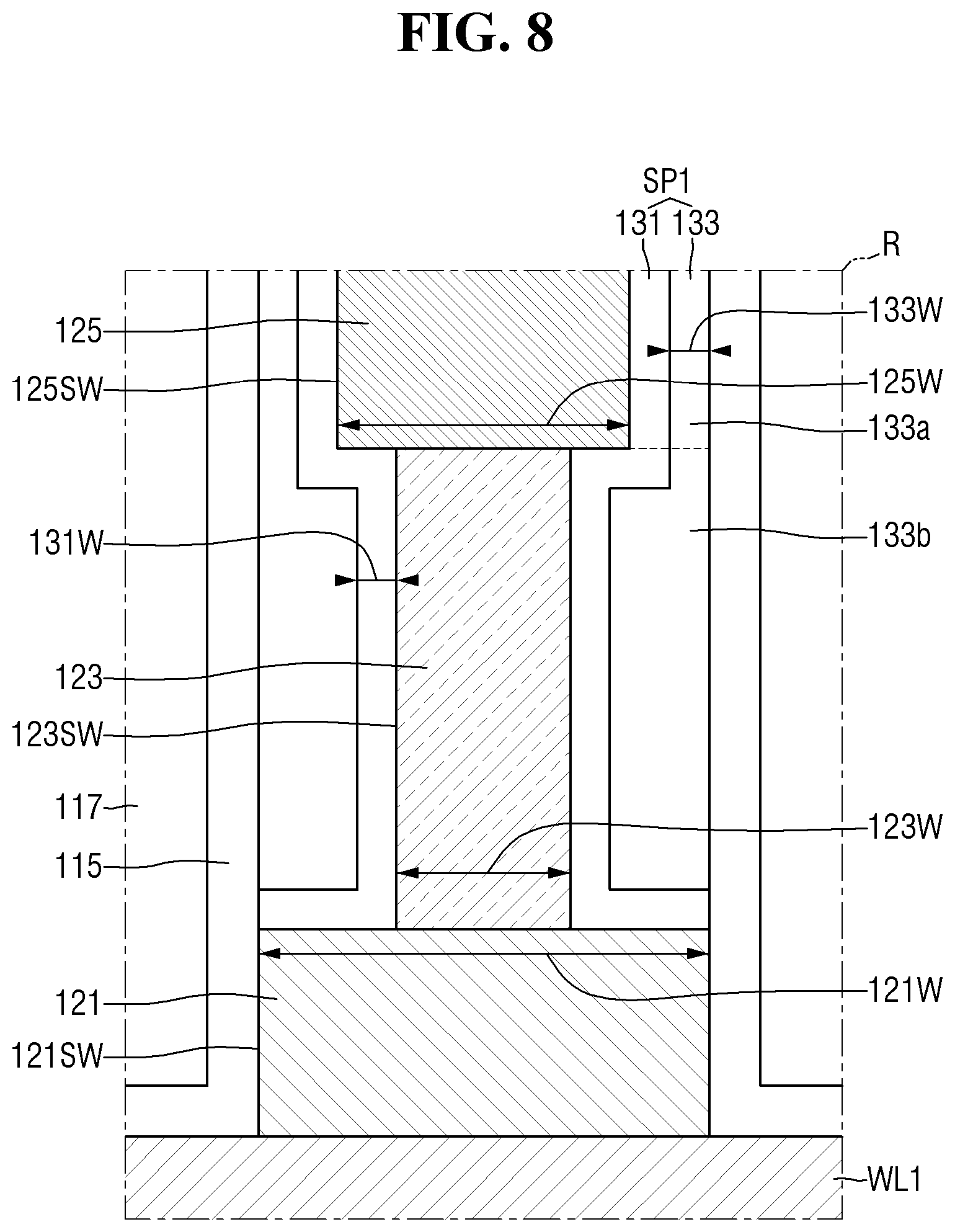 Patent US12581660 Figure 8 – Semiconductor memory devices