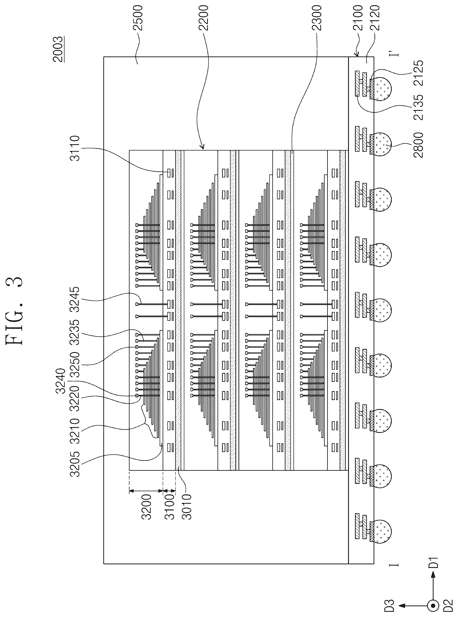 Patent US12581662 Figure 3 – Semiconductor device and electronic system including the same