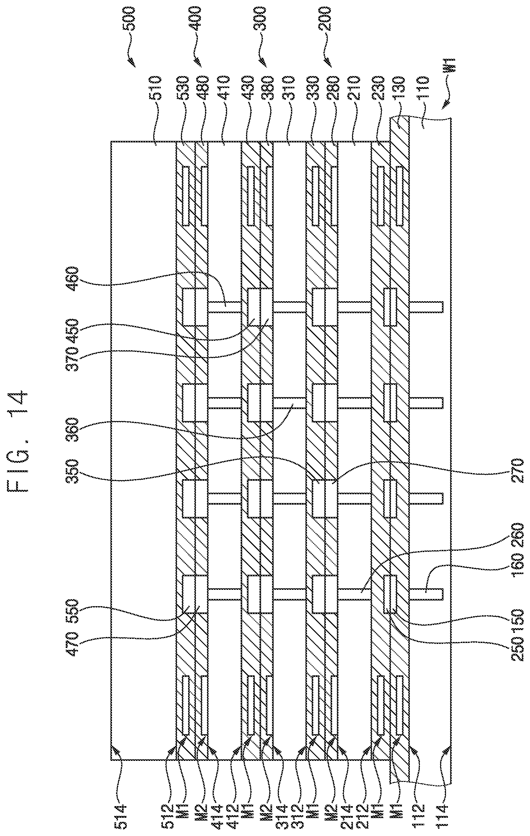Patent US12581664 Figure 13 – Semiconductor package and method of manufacturing same