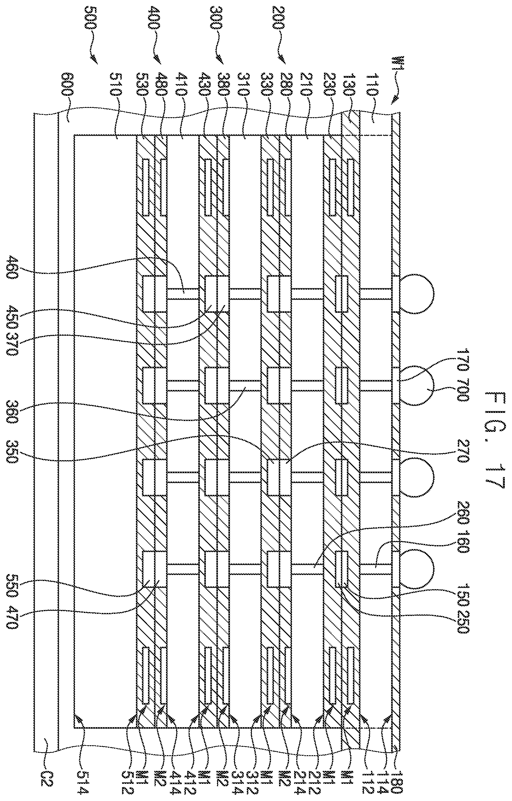 Patent US12581664 Figure 16 – Semiconductor package and method of manufacturing same