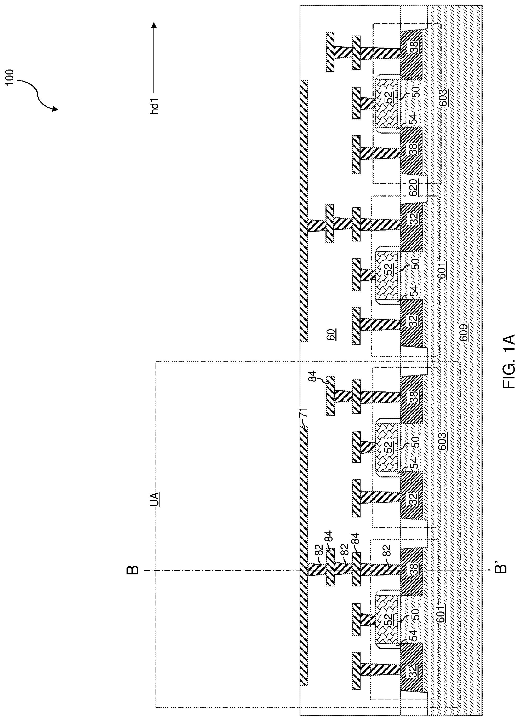 Patent US12581665 Figure 1 – Bonded memory MRAM arrays sharing a common driver circuit and methods of making the same