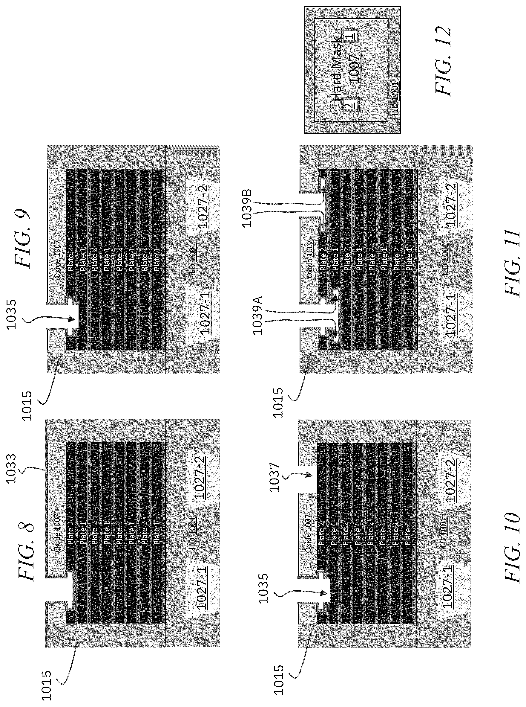 Patent US12581667 Figure 3 – Multistack metal-insulator-metal (MIM) structure using spacer formation process for heterogeneous integration with discrete capacitors