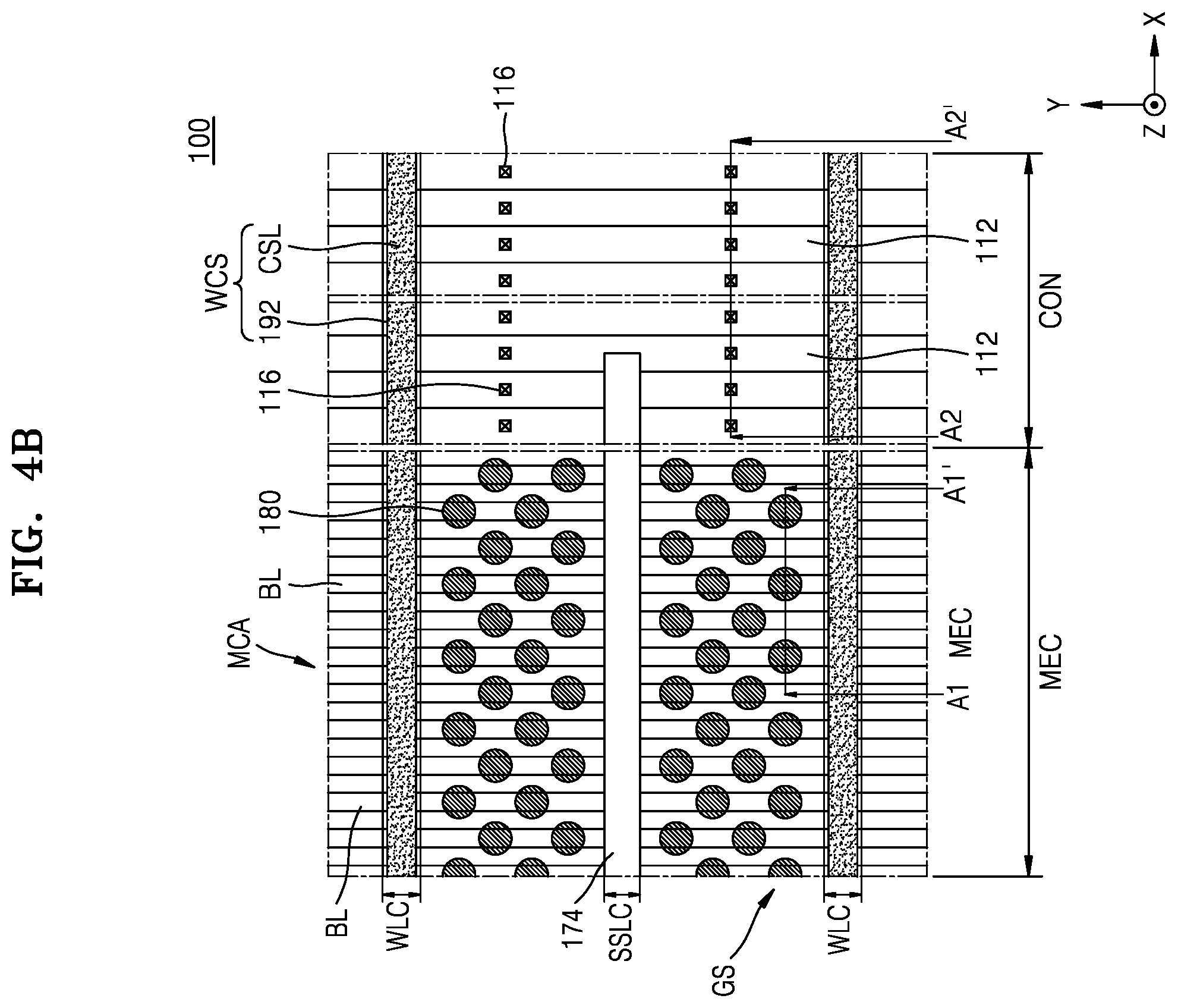 Patent US12581669 Figure 5 – Vertical memory device