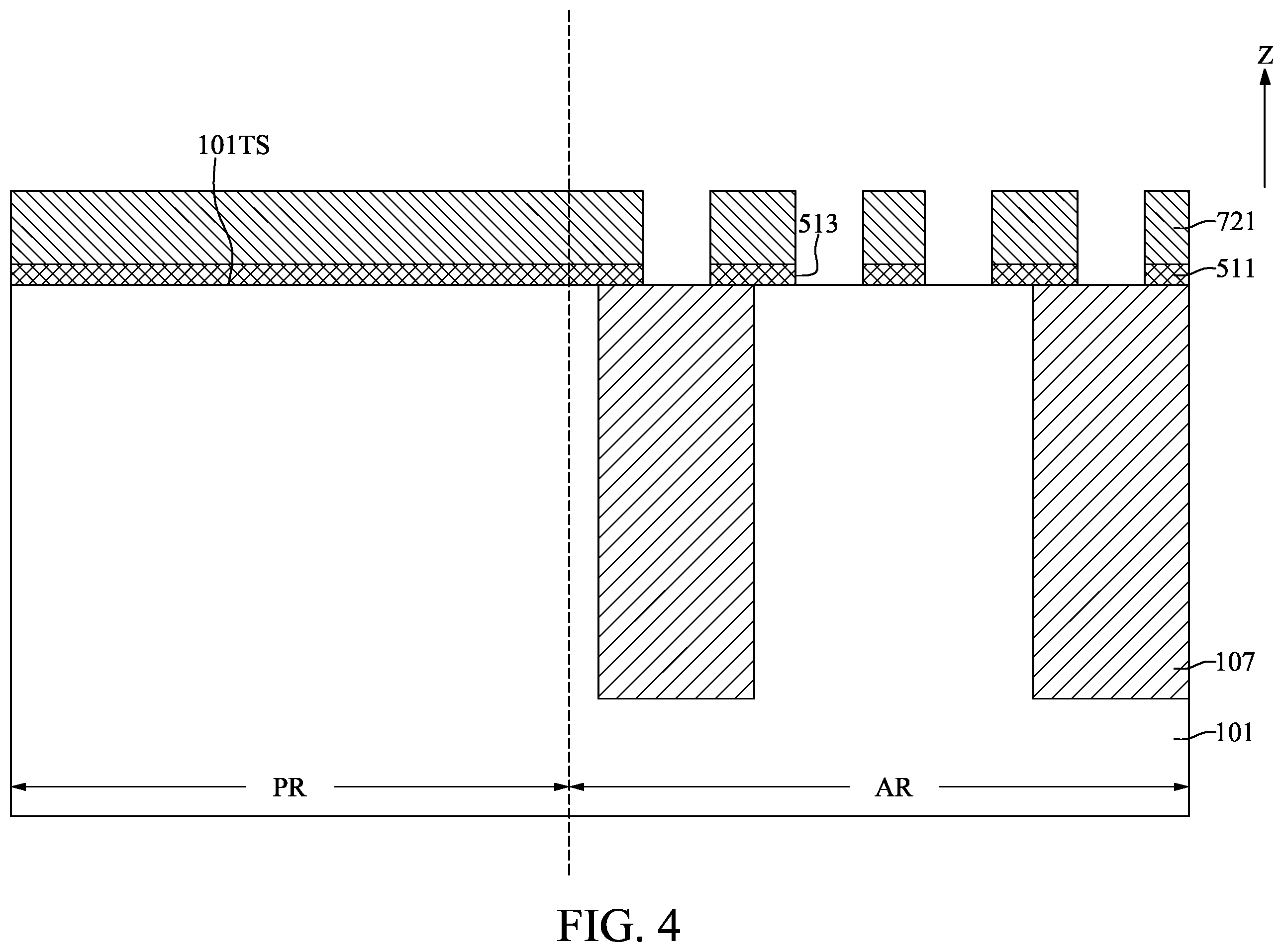 Patent US12581670 Figure 4 – Semiconductor device with programmable insulating layer and method for fabricating the same
