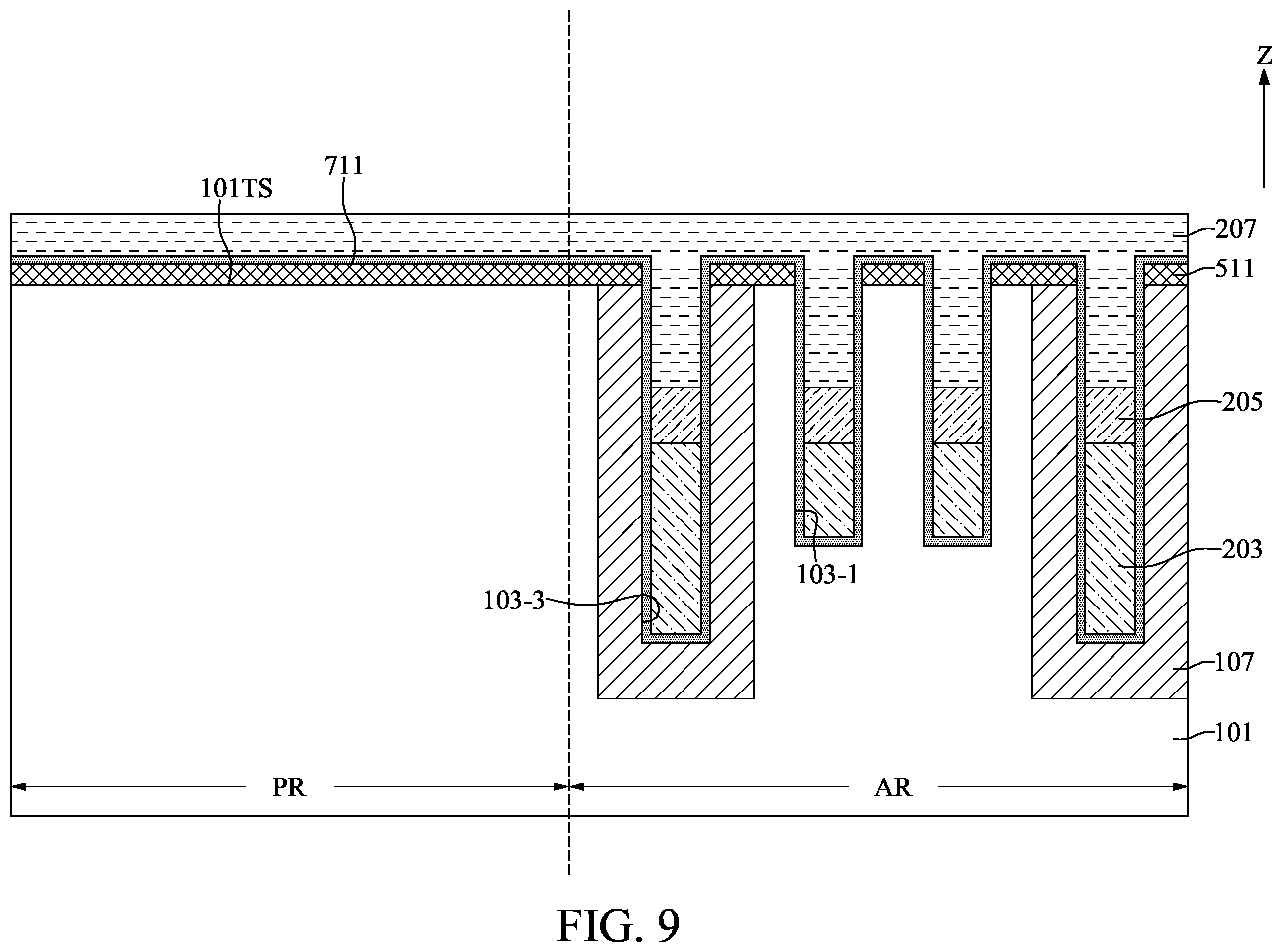 Patent US12581670 Figure 9 – Semiconductor device with programmable insulating layer and method for fabricating the same