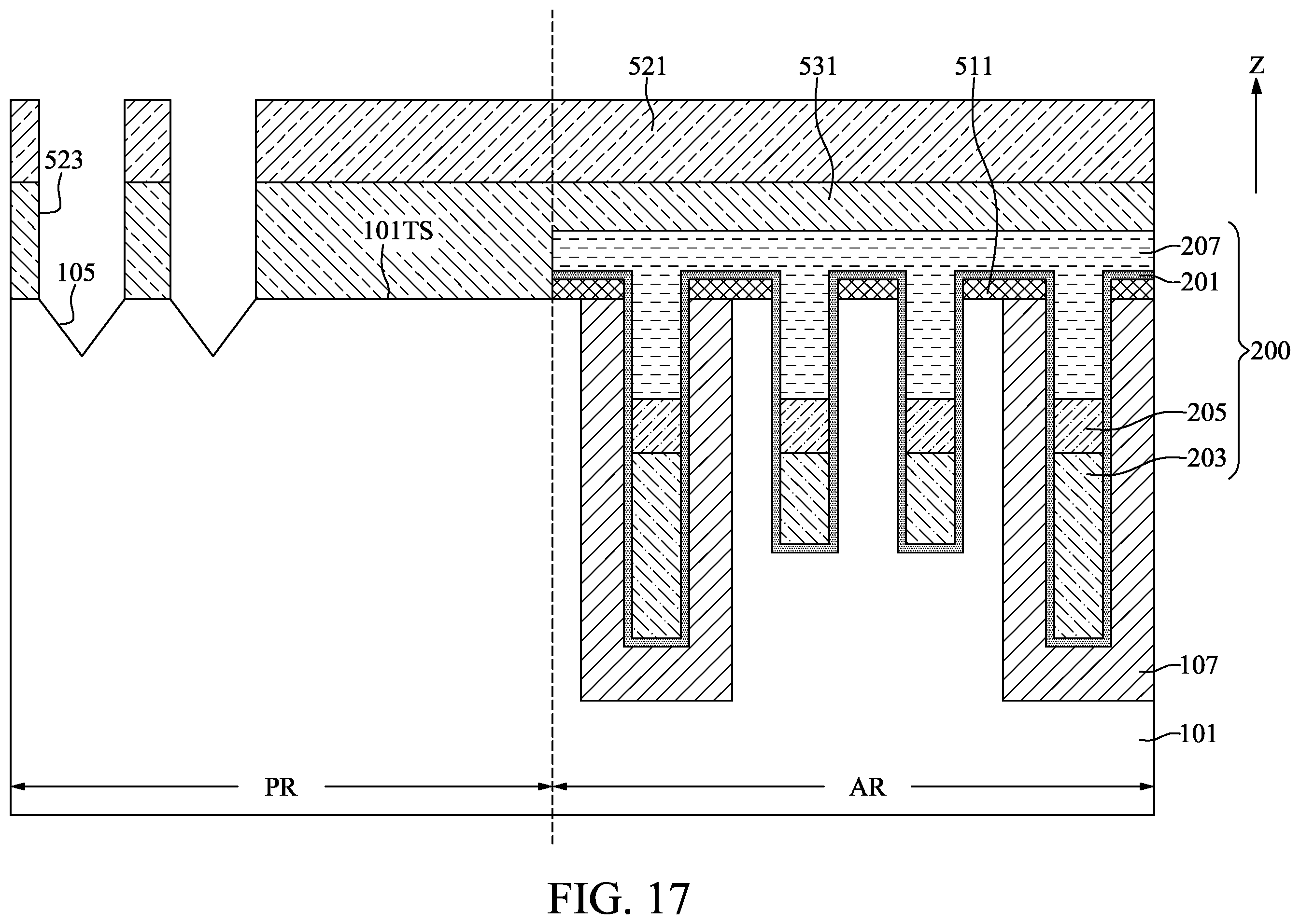 Patent US12581670 Figure 17 – Semiconductor device with programmable insulating layer and method for fabricating the same