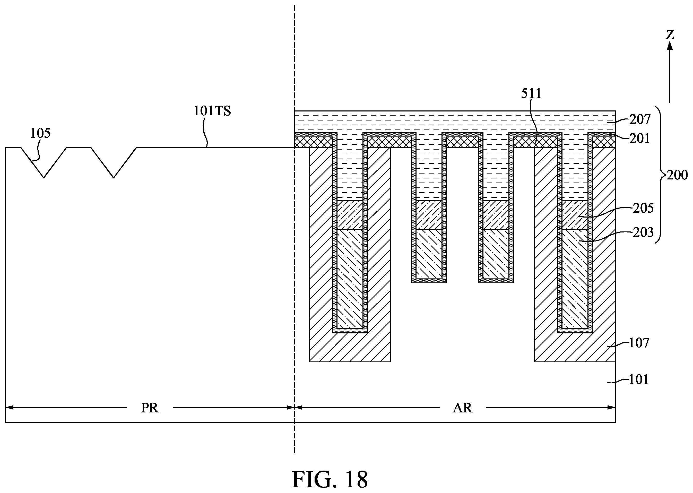 Patent US12581670 Figure 18 – Semiconductor device with programmable insulating layer and method for fabricating the same