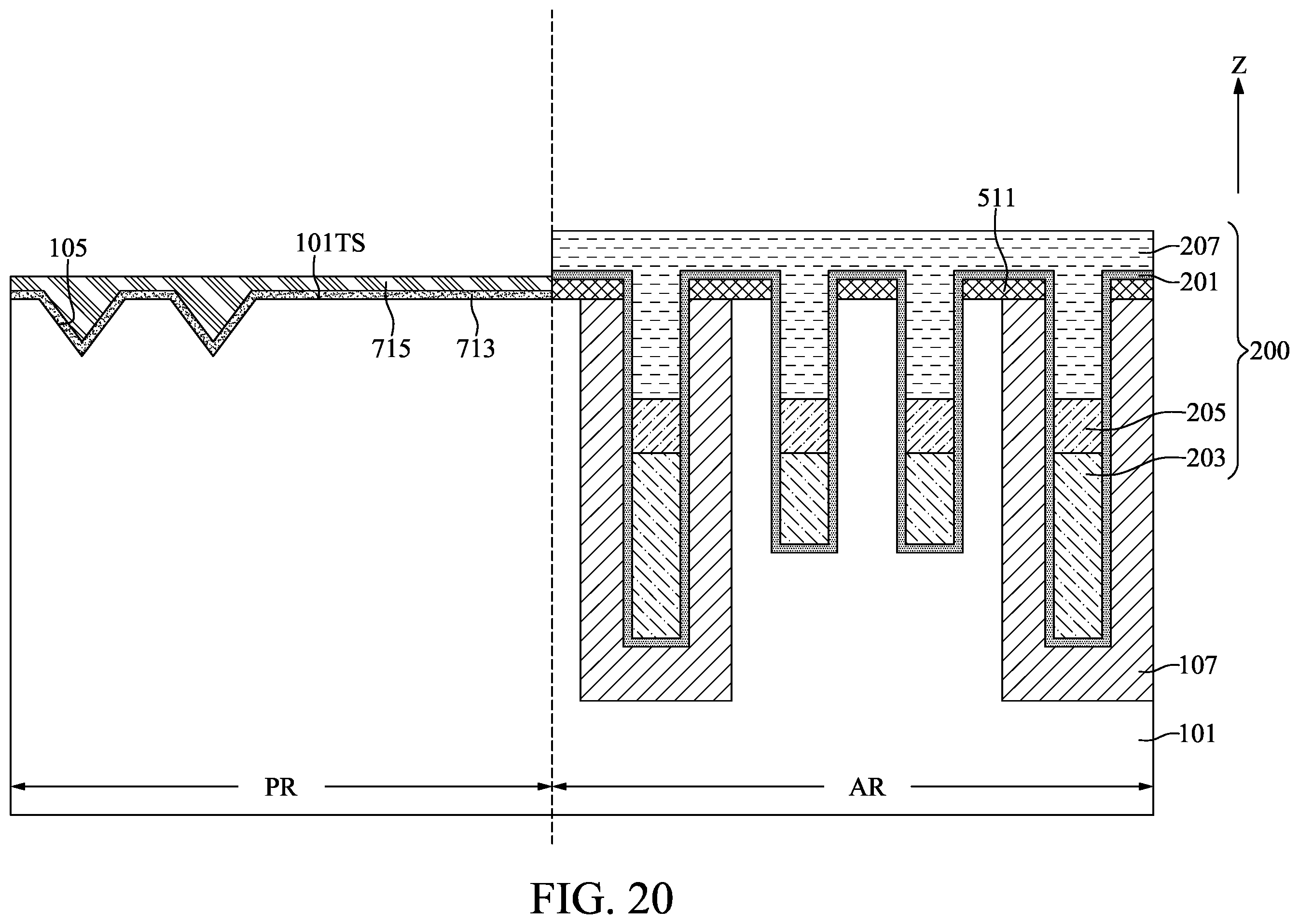 Patent US12581670 Figure 20 – Semiconductor device with programmable insulating layer and method for fabricating the same