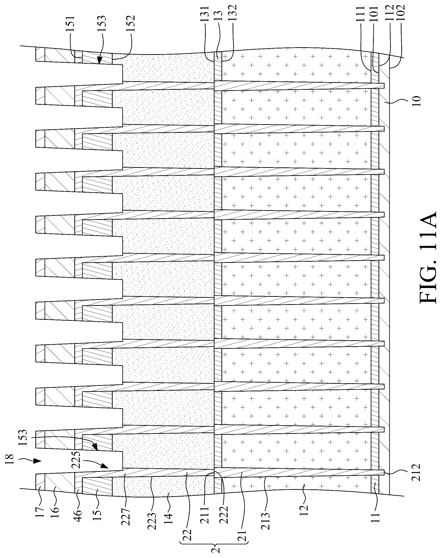 Patent US12581671 Figure 13 – Capacitor structure with two stacked conductive vias