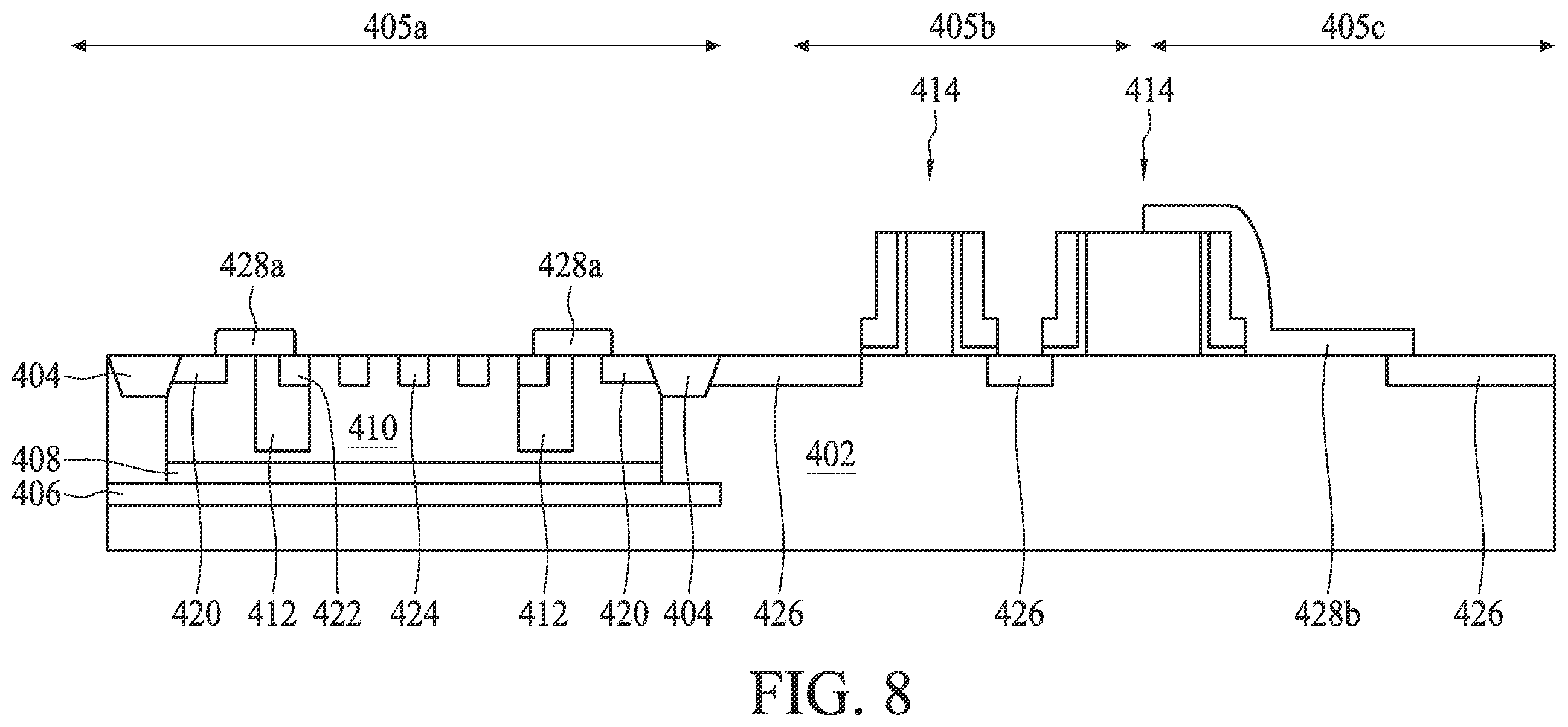 Patent US12581673 Figure 8 – Schottky diode and method for forming the same