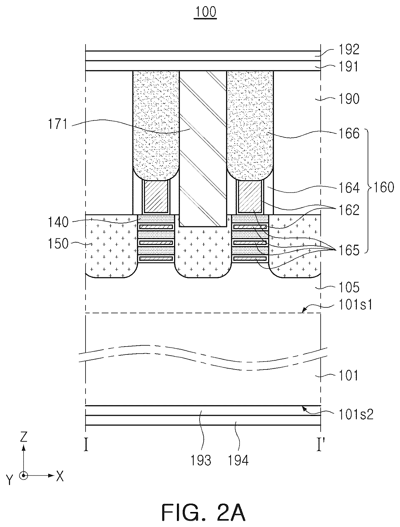 Patent US12581682 Figure 2 – Semiconductor device and method of manufacturing the same