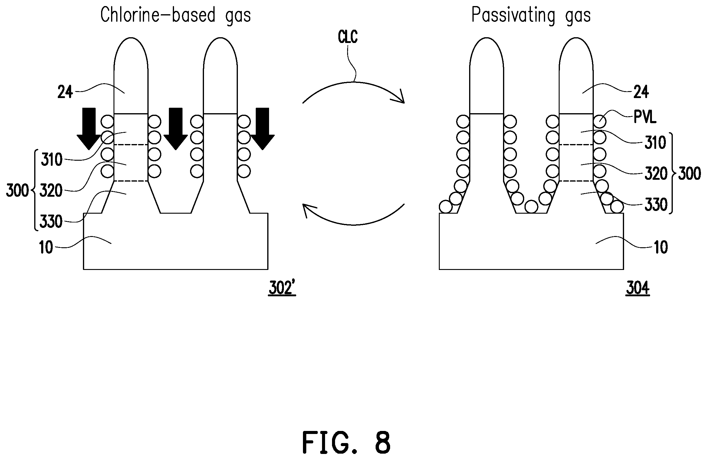 Patent US12581685 Figure 8 – Semiconductor device and method of fabricating a semiconductor device